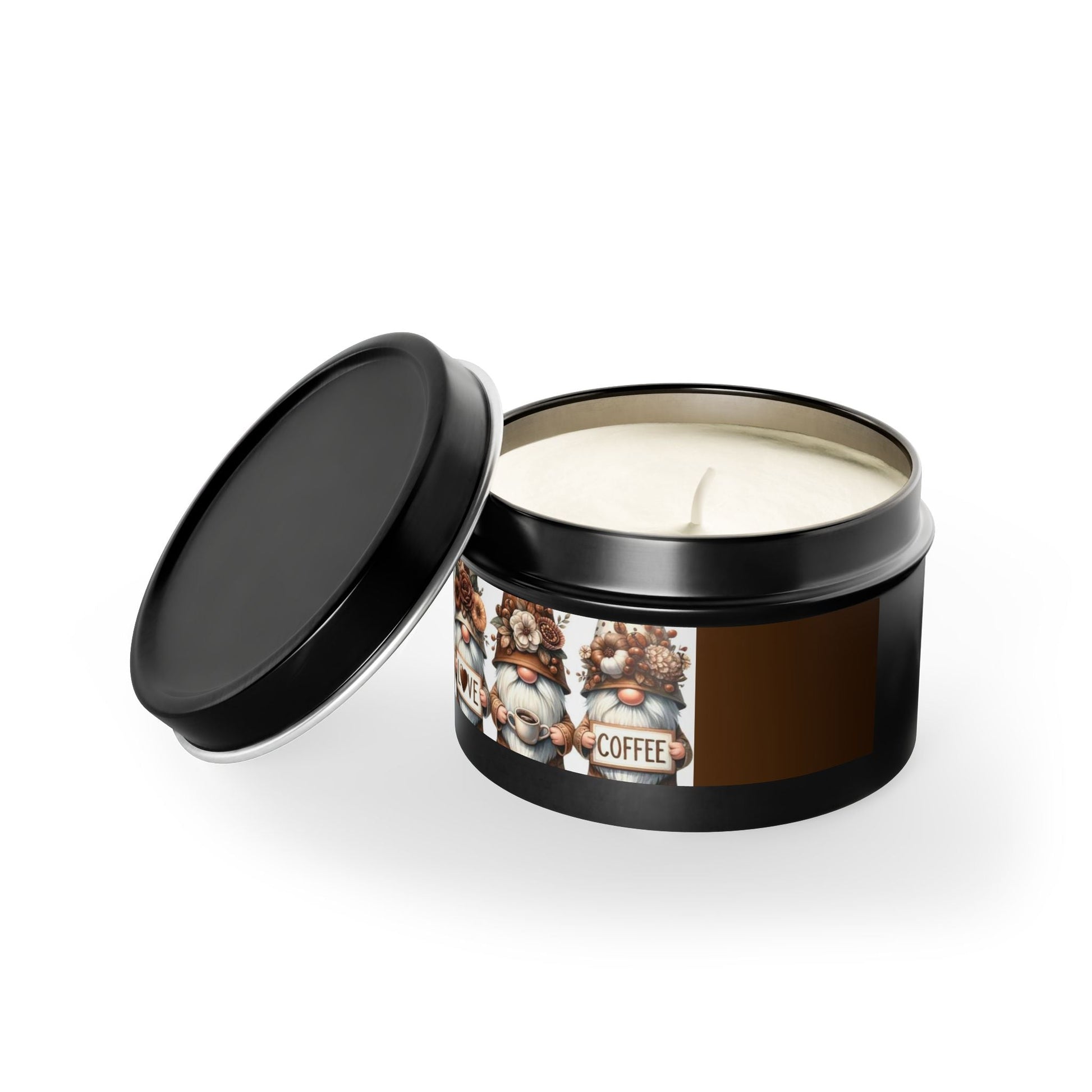 4/8oz Tins, Coconut Soy Candles, for coffee lovers - Simply Glow Ohio
