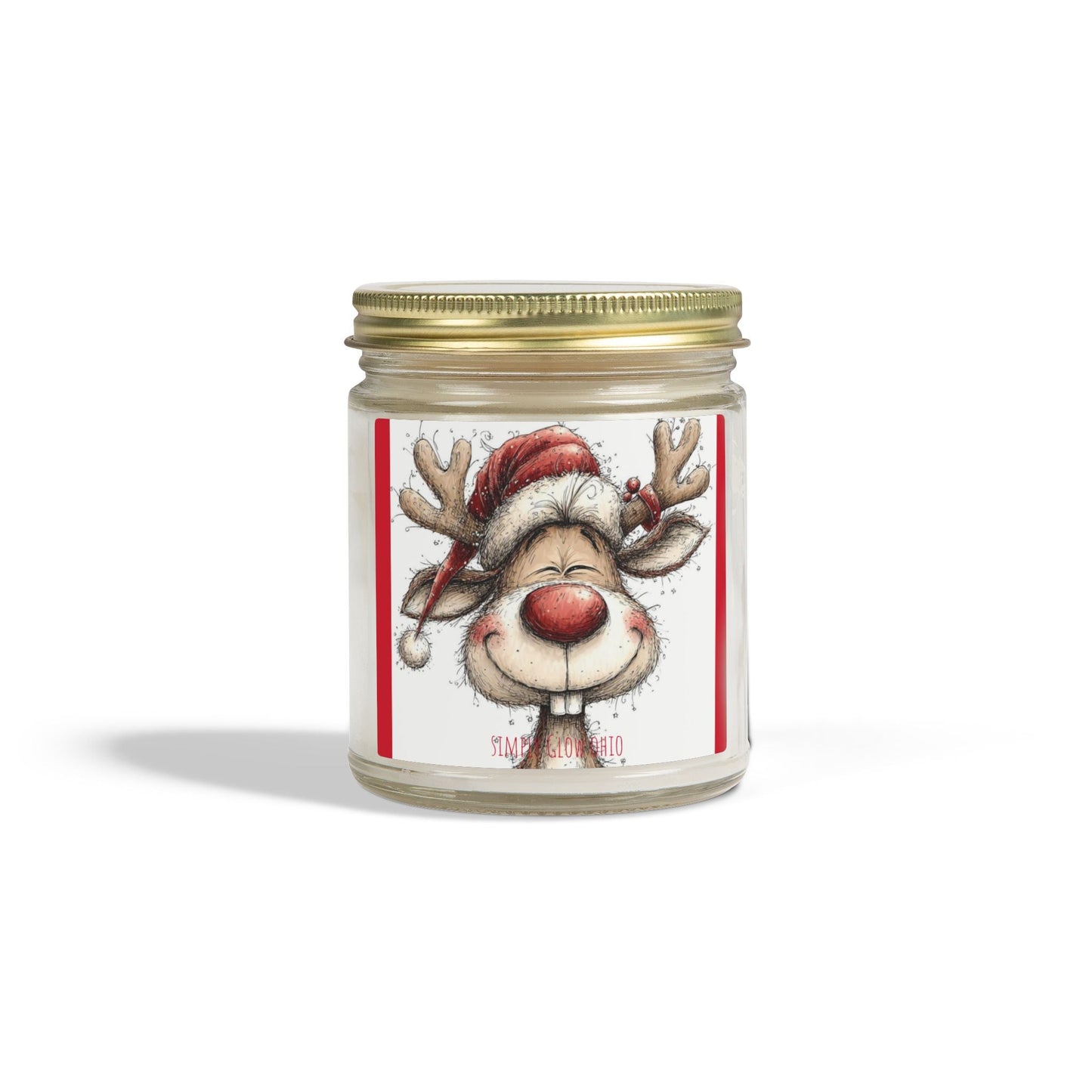 Scented Candles, Coconut Apricot Wax (4oz, 9oz) - Simply Glow Ohio