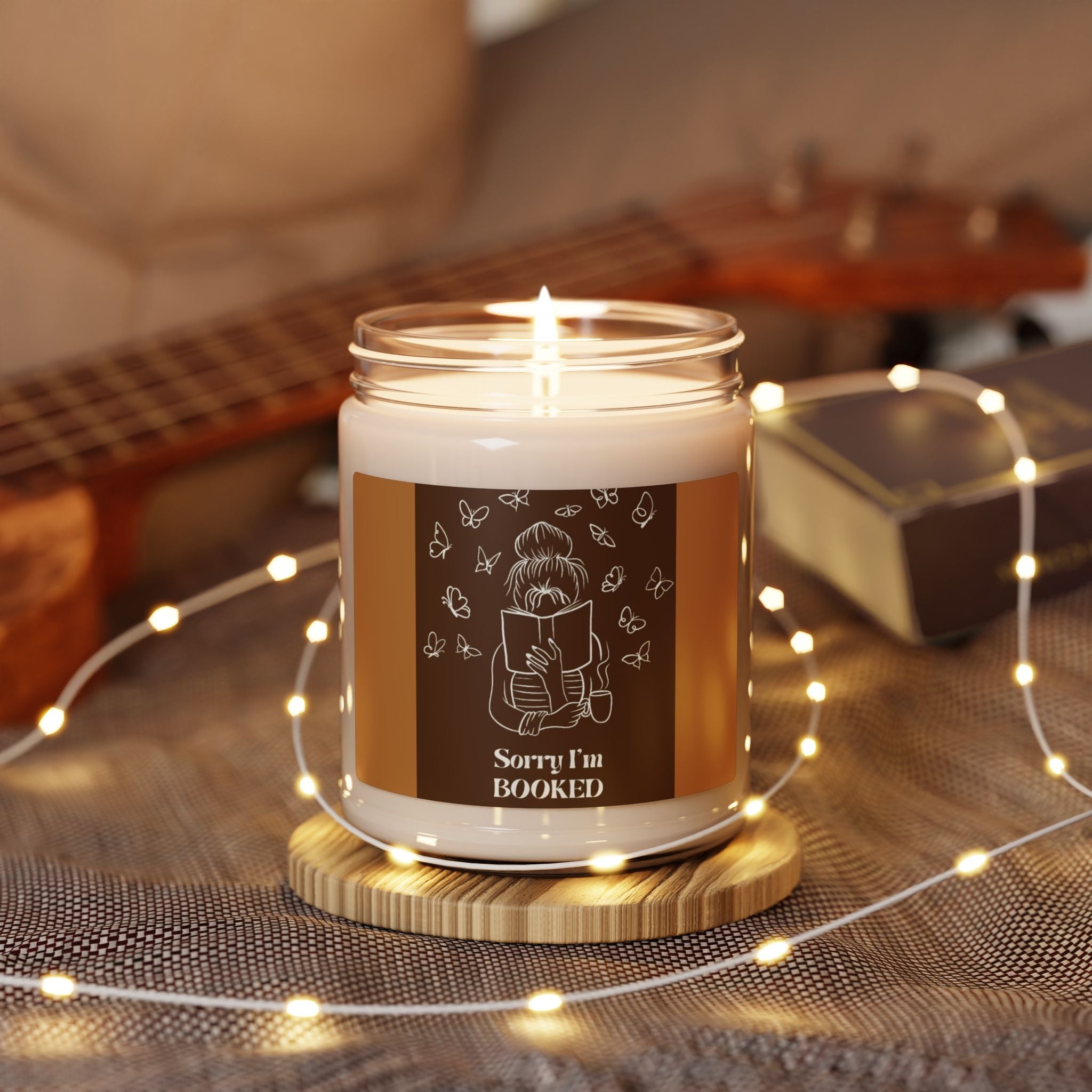Scented Soy Candle, 9oz Girl reading book inspired - Simply Glow Ohio