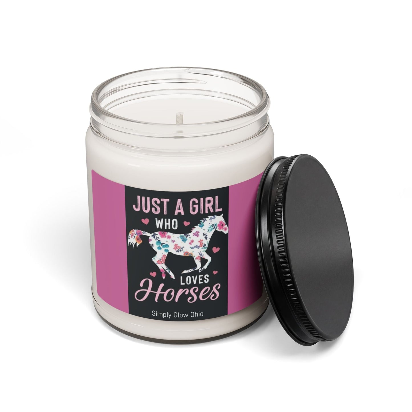 Scented Soy Candle, 9oz - Simply Glow Ohio