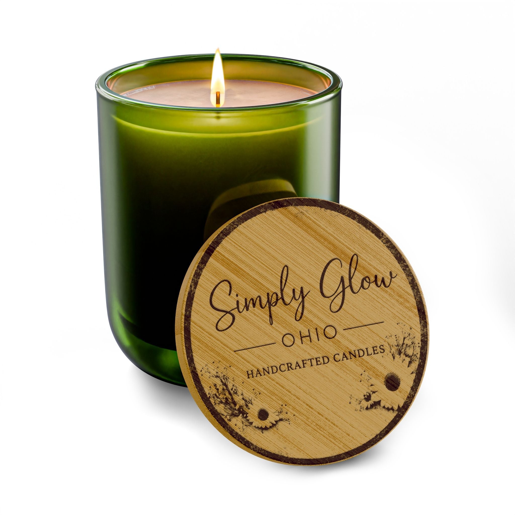 Scented Soy Candle, 14oz (Engraving) - Simply Glow Ohio
