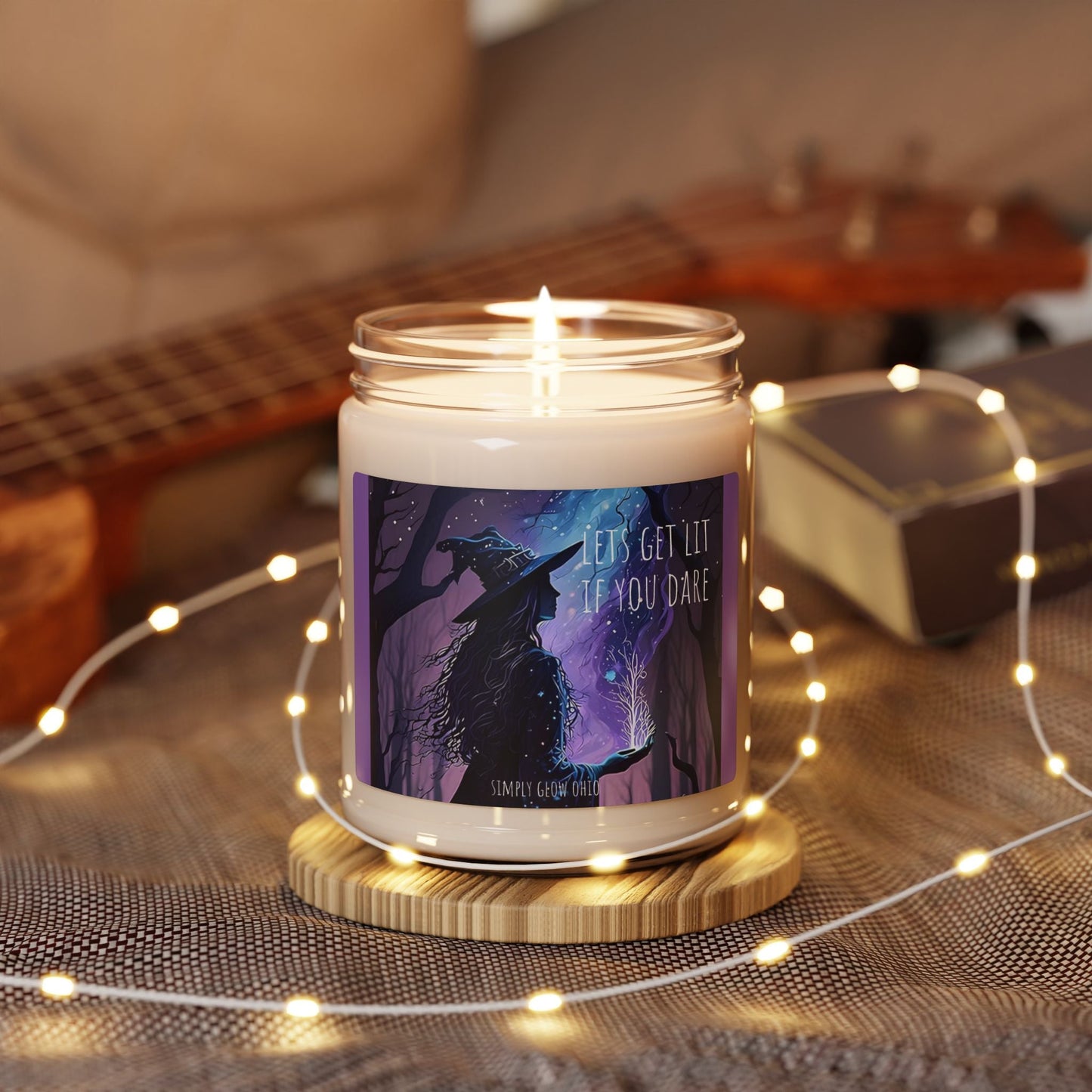Scented Soy Candle, 9oz, Halloween decor - Simply Glow Ohio