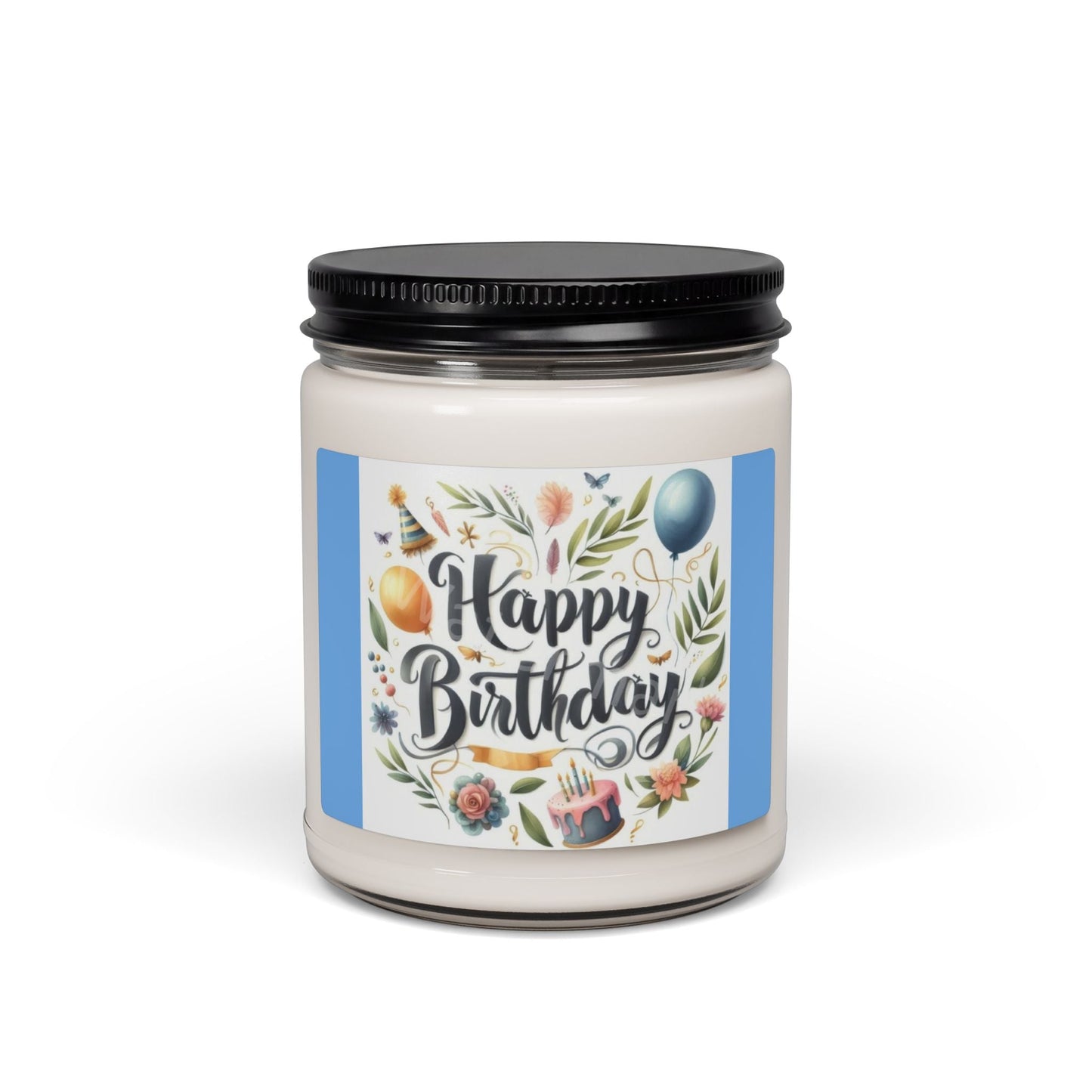 Scented Soy Candle, 9oz, Happy Birthday, gift - Simply Glow Ohio