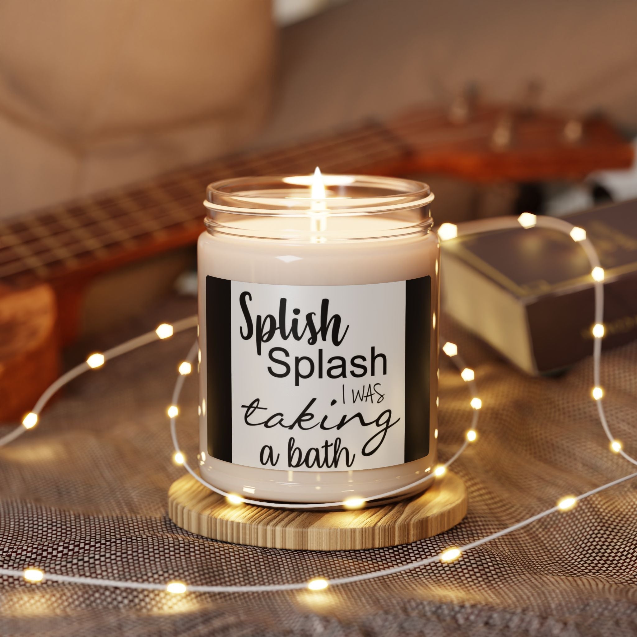 Scented Soy Candle, 9oz, Splish splash I was taking a bath - Simply Glow Ohio