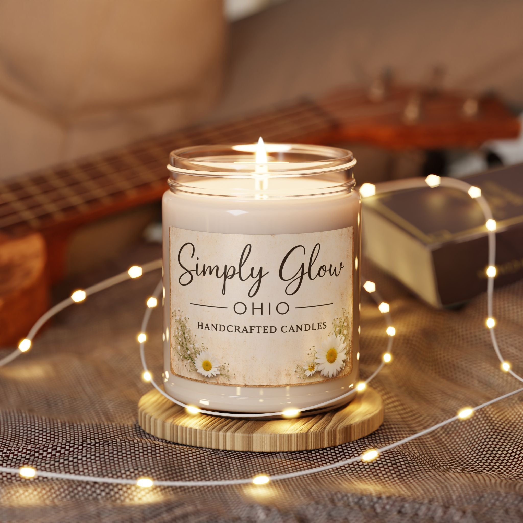 Scented Soy Candle, 9oz, Simply Glow, Signature candle, bestseller - Simply Glow Ohio