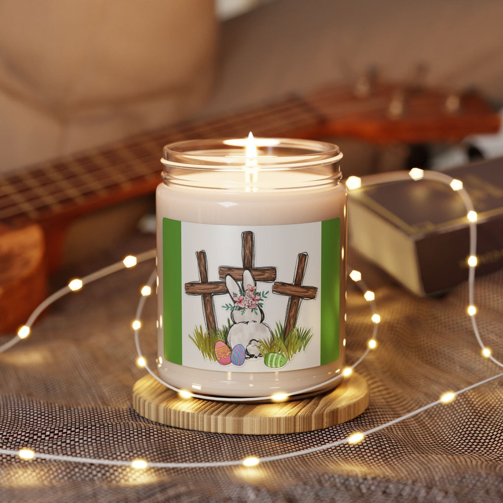 Scented Soy Candle, 9oz, Easter custom label - Simply Glow Ohio