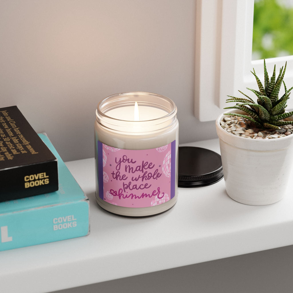 Scented Soy Candle, 9oz, Musical lyrics inspired quotes - Simply Glow Ohio