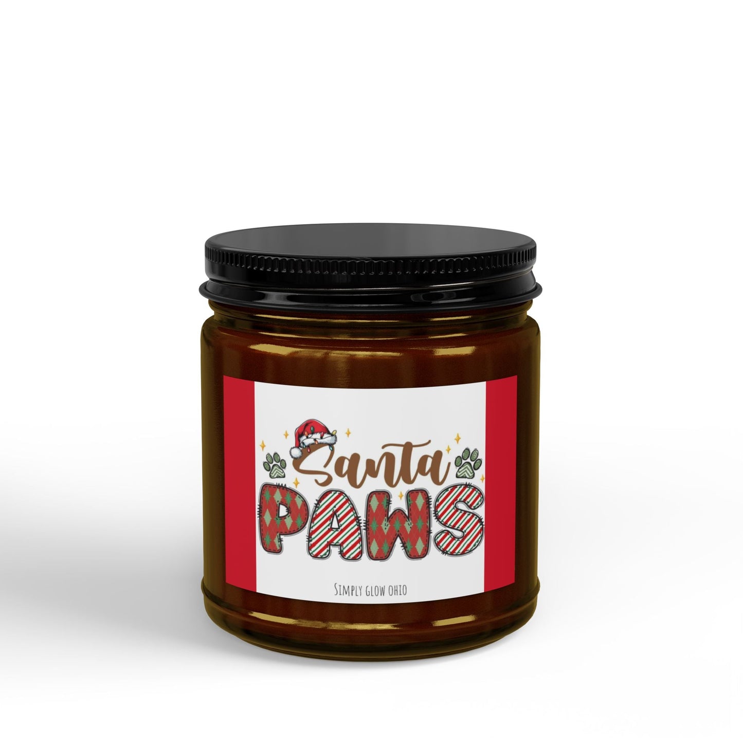Scented Soy Candles with Black Lid, (4 and 9oz) - Simply Glow Ohio