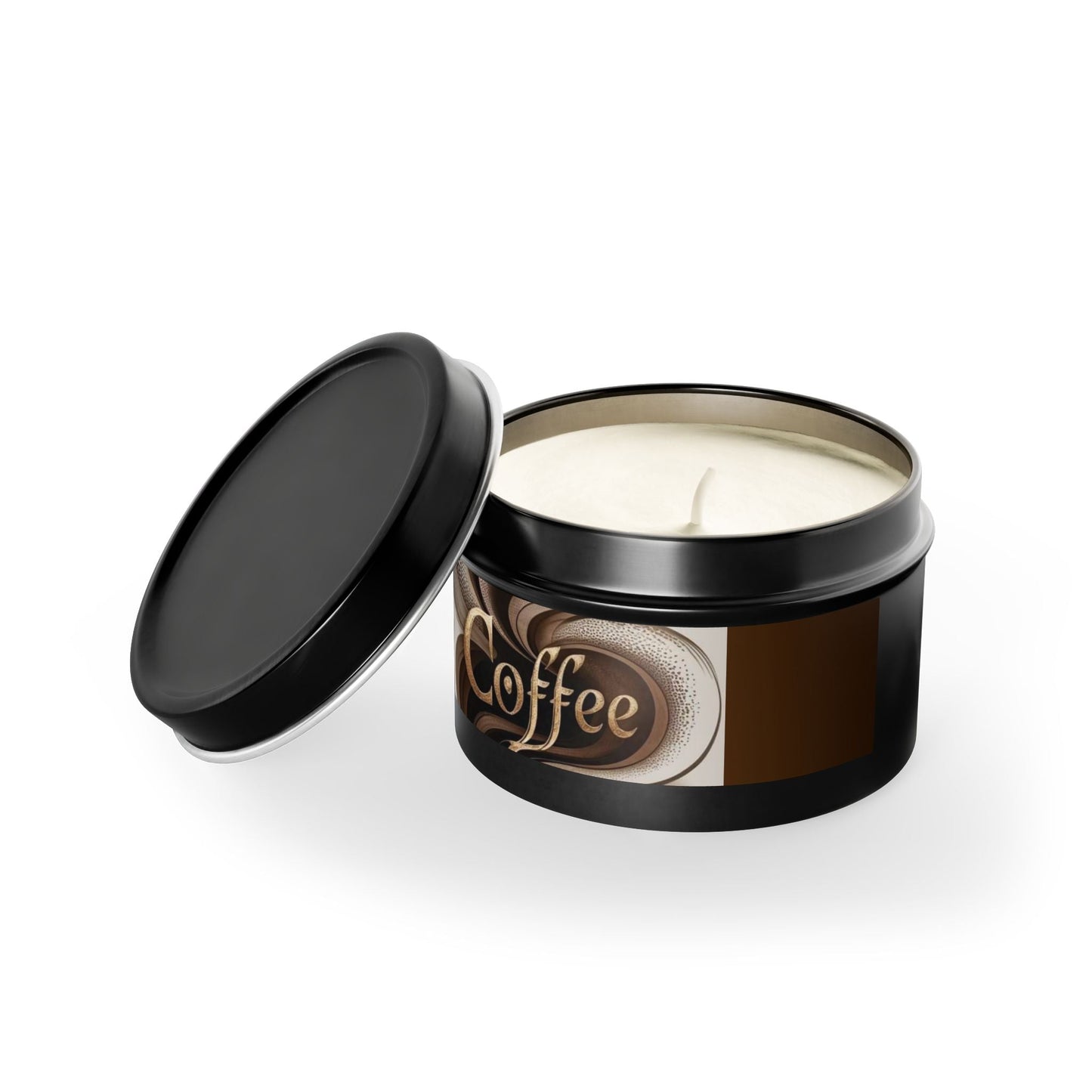4/8oz Tins, Coconut Soy Candles, For Coffee Lovers - Simply Glow Ohio
