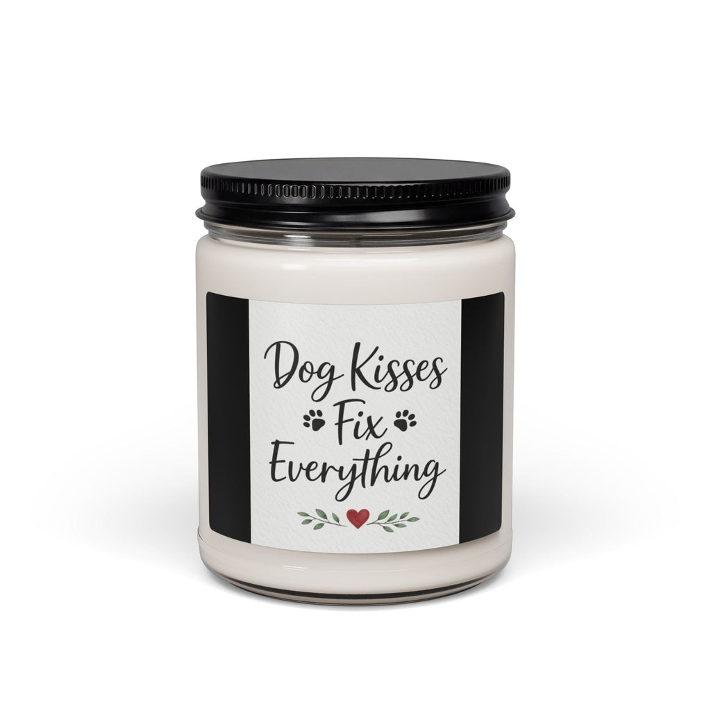 Scented Soy Candle, 9oz Dog kisses fix everything, dog lovers - Simply Glow Ohio