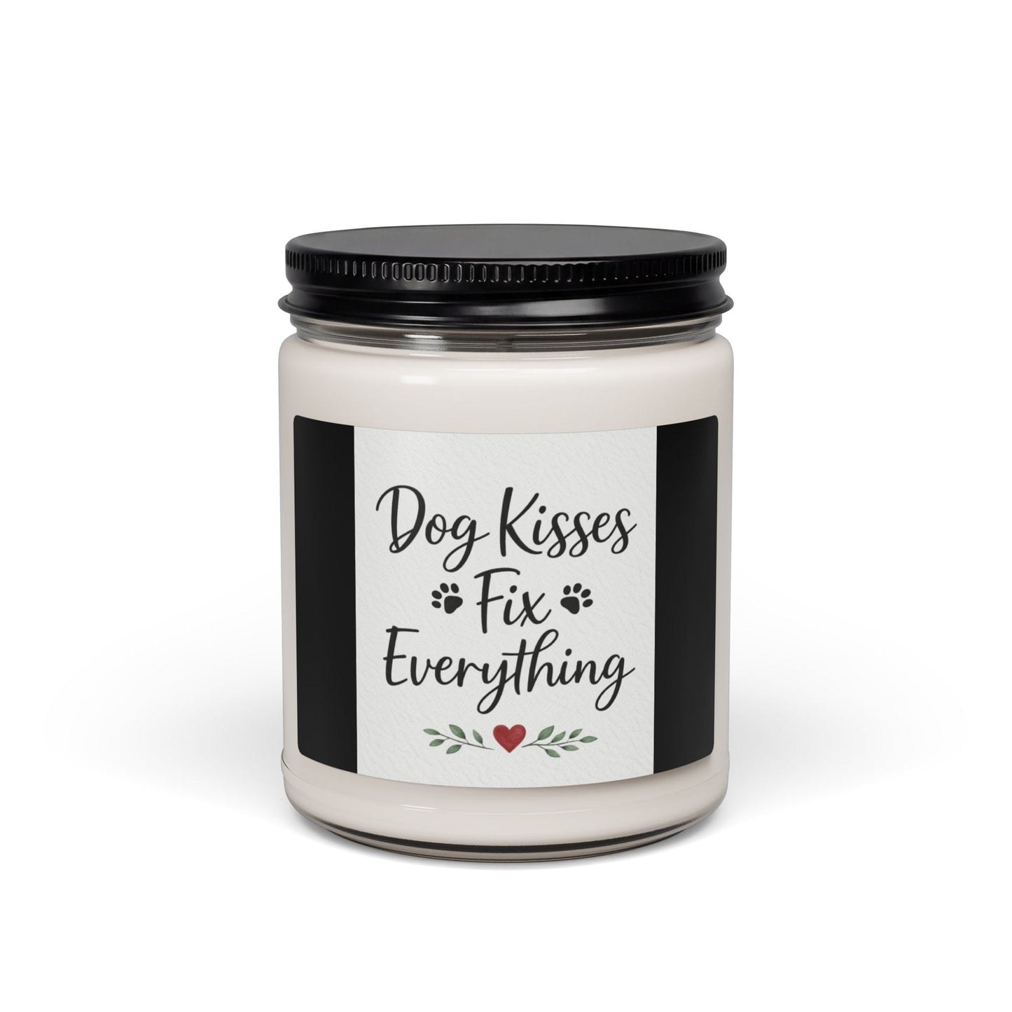 Scented Soy Candle, 9oz Dog kisses fix everything, dog lovers - Simply Glow Ohio