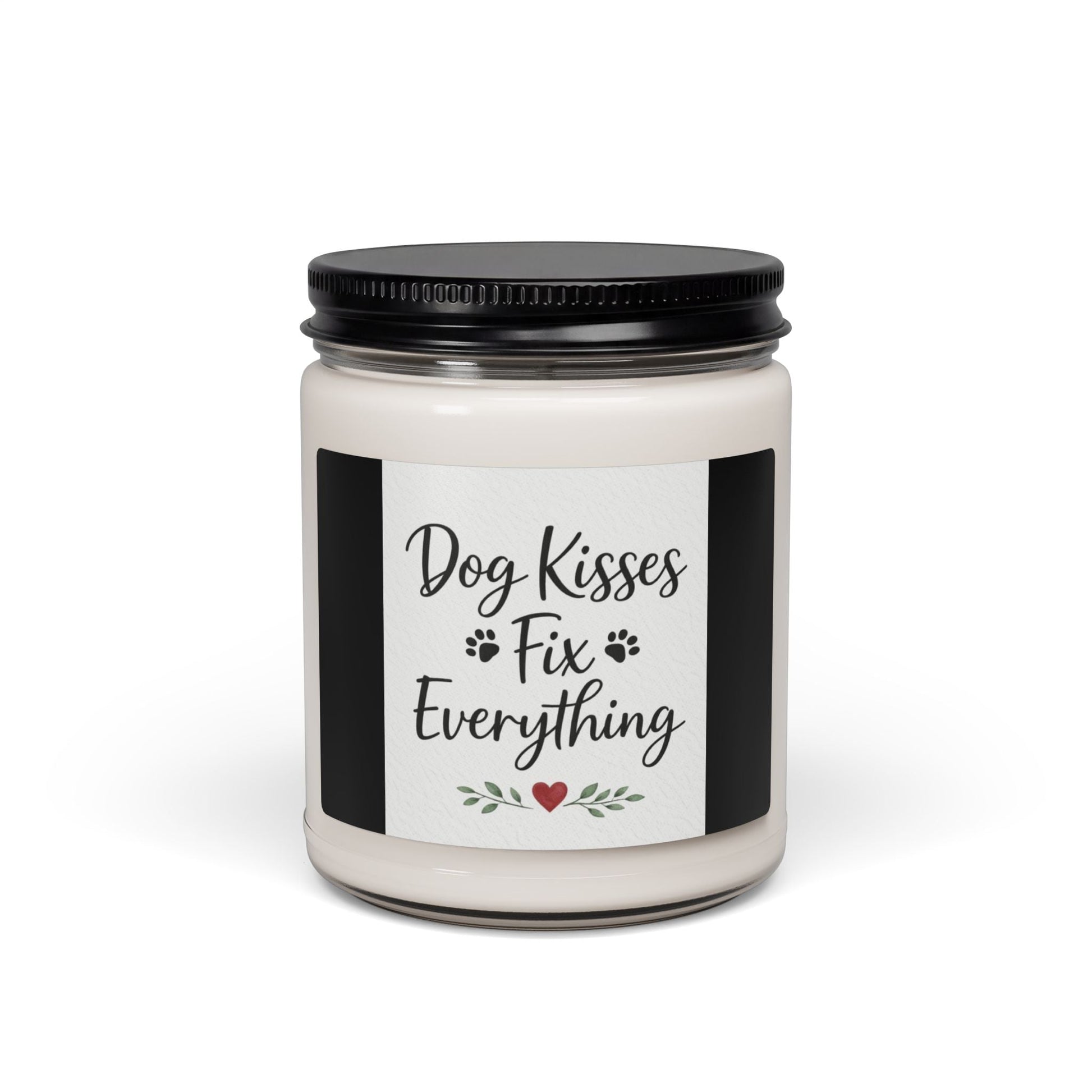 Scented Soy Candle, 9oz Dog kisses fix everything, dog lovers - Simply Glow Ohio