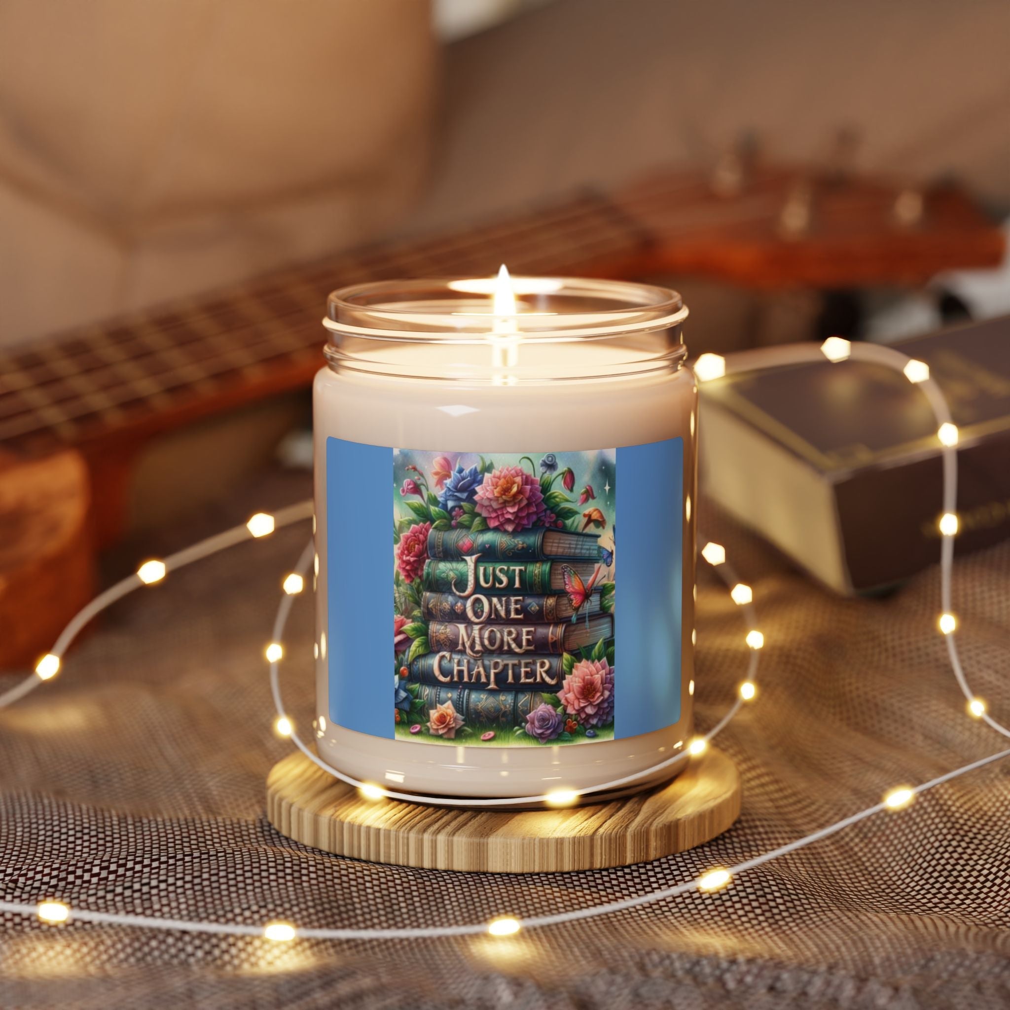 Scented Soy Candle, 9oz, book lover, home decor - Simply Glow Ohio