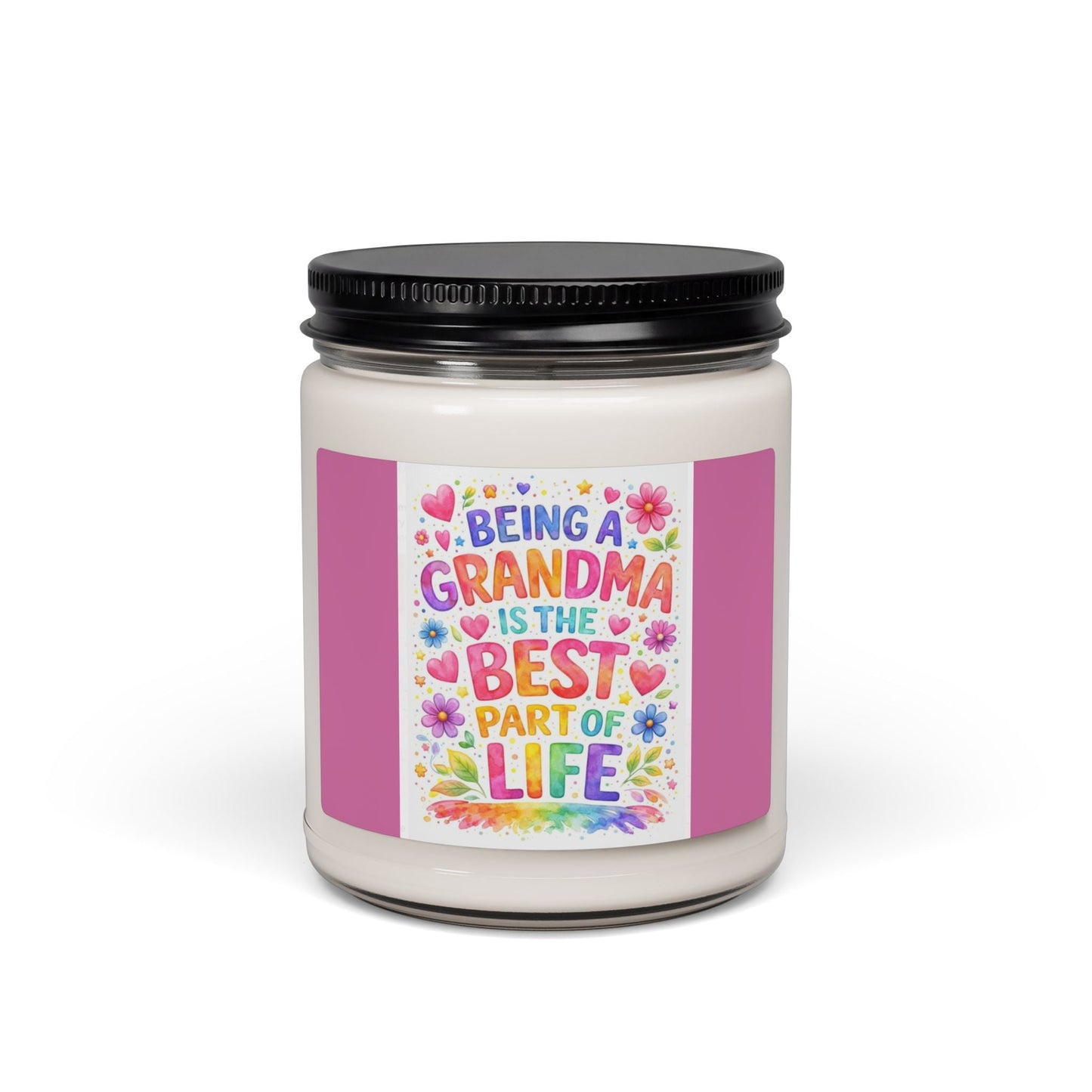 Scented Soy Candle, 9oz, Best Grandma - Simply Glow Ohio