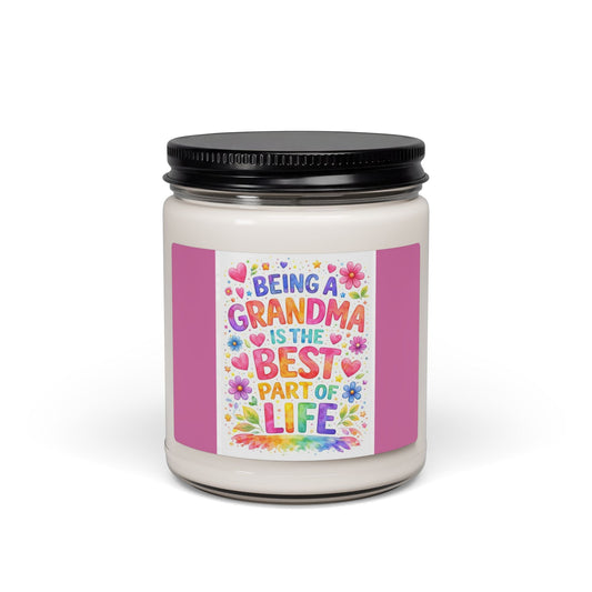 Scented Soy Candle, 9oz, Best Grandma - Simply Glow Ohio
