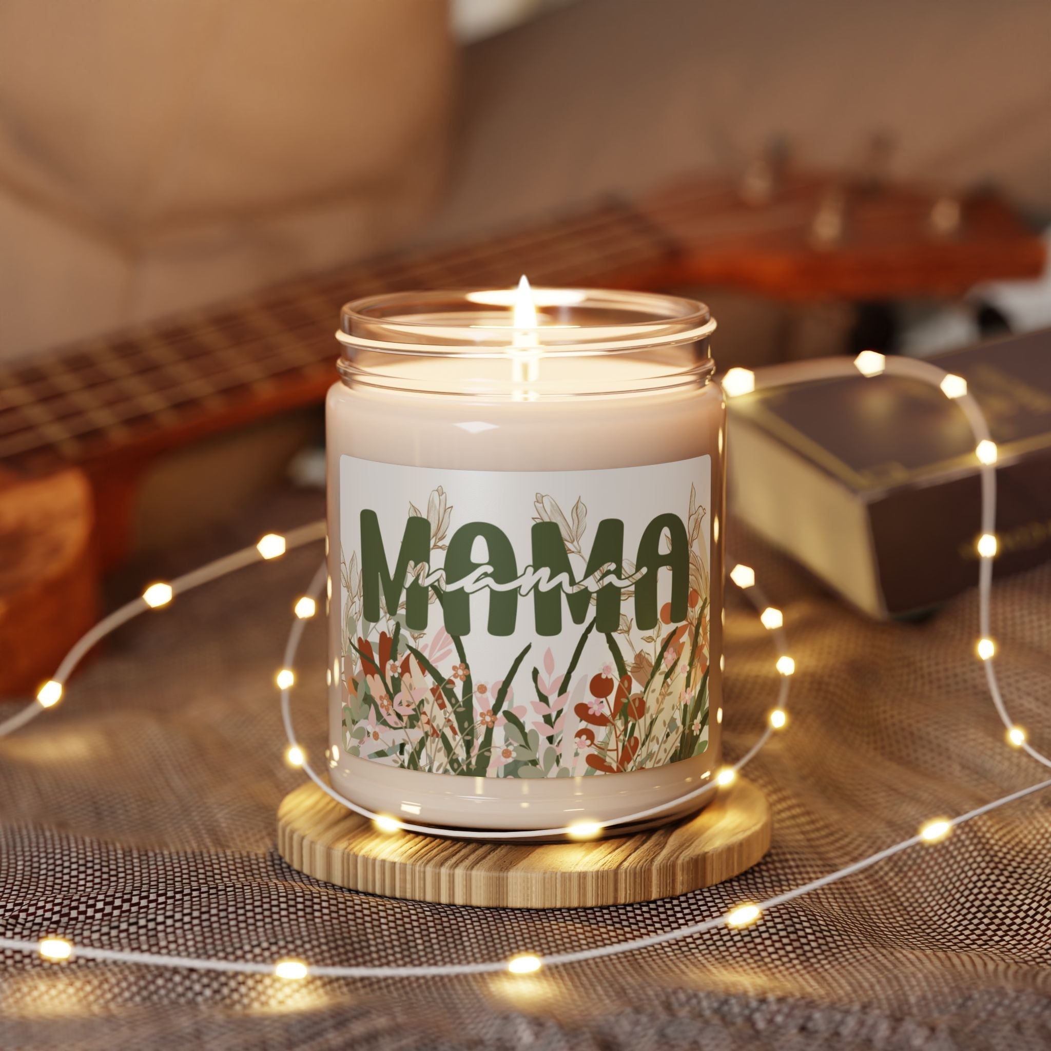 Scented Soy Candle, 9oz Mom/Mama - Simply Glow Ohio