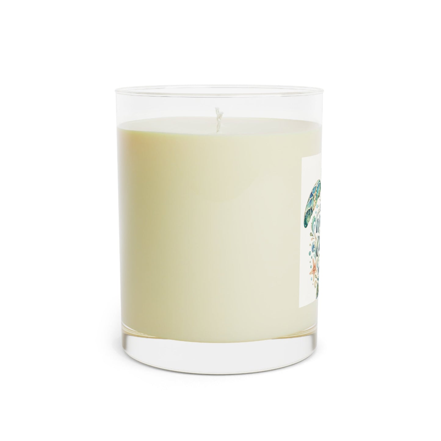 Scented Soy Candle - Full Glass, 11oz, coastal, turtle beach decor - Simply Glow Ohio