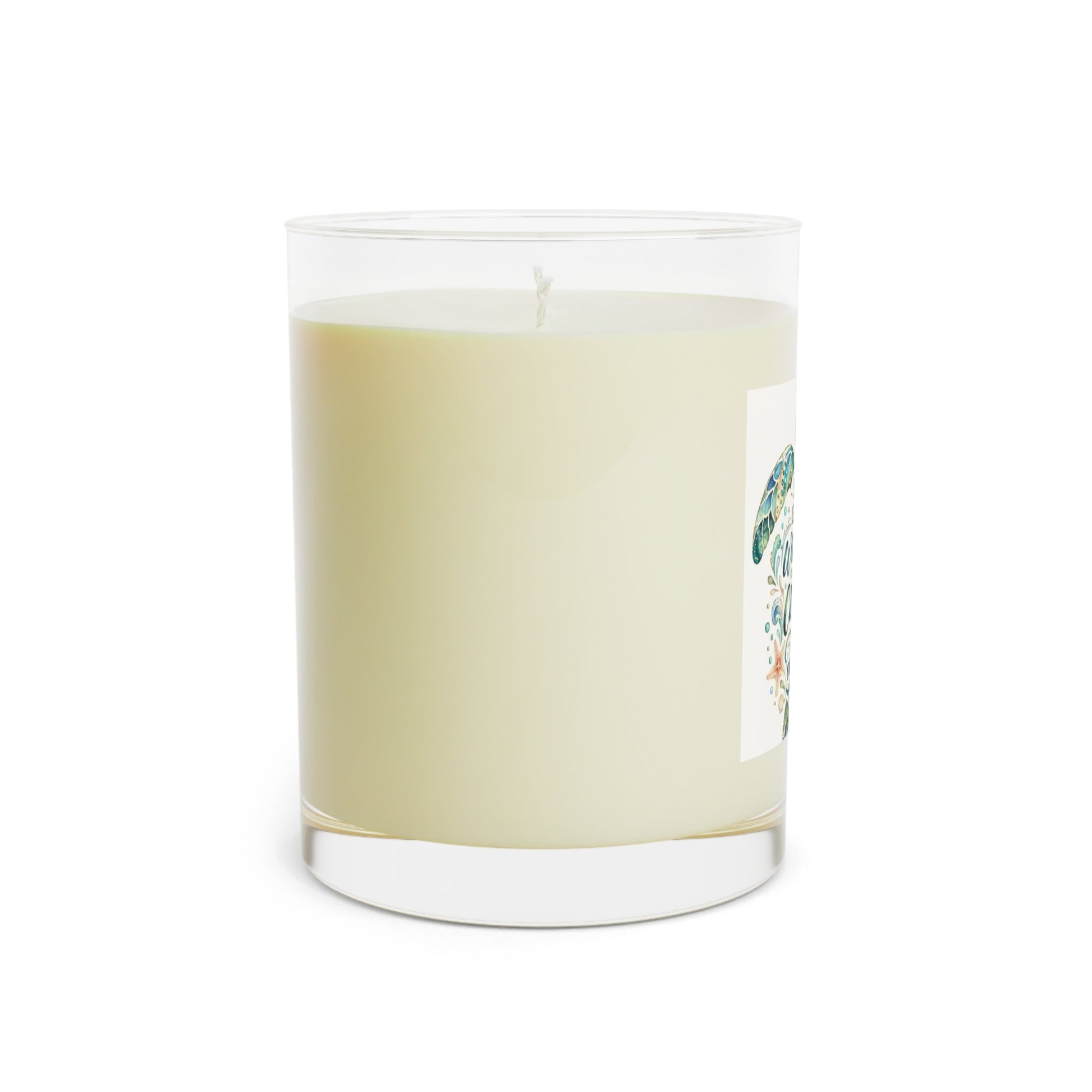 Scented Soy Candle - Full Glass, 11oz, coastal, turtle beach decor - Simply Glow Ohio