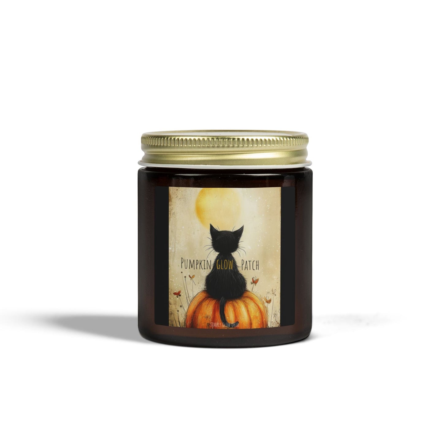 Scented Candles, Coconut Apricot Wax (4oz, 9oz) Halloween - Simply Glow Ohio