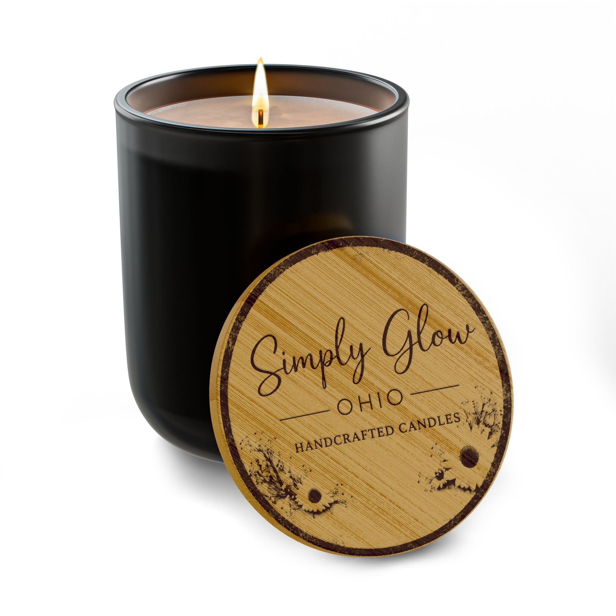 Scented Soy Candle, 14oz (Engraving) - Simply Glow Ohio