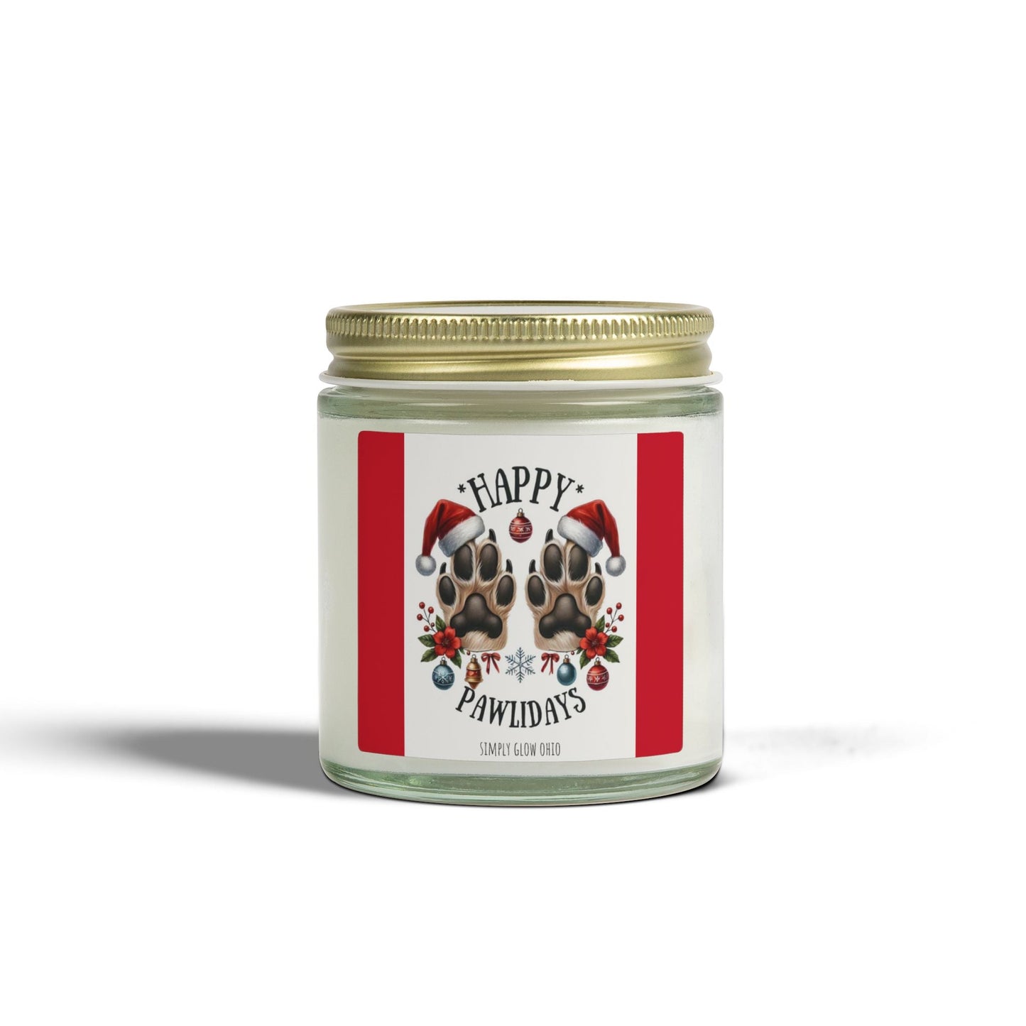 Scented Candles, Coconut Apricot Wax (4oz, 9oz) - Simply Glow Ohio