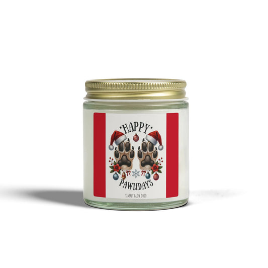 Scented Candles, Coconut Apricot Wax (4oz, 9oz) - Simply Glow Ohio