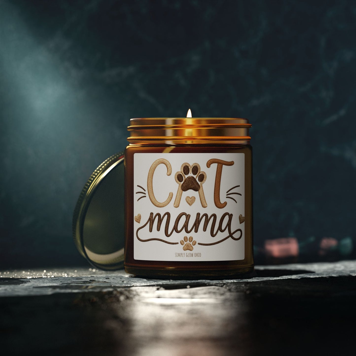 Scented Candles, Coconut Apricot Wax (4oz, 9oz) - Simply Glow Ohio