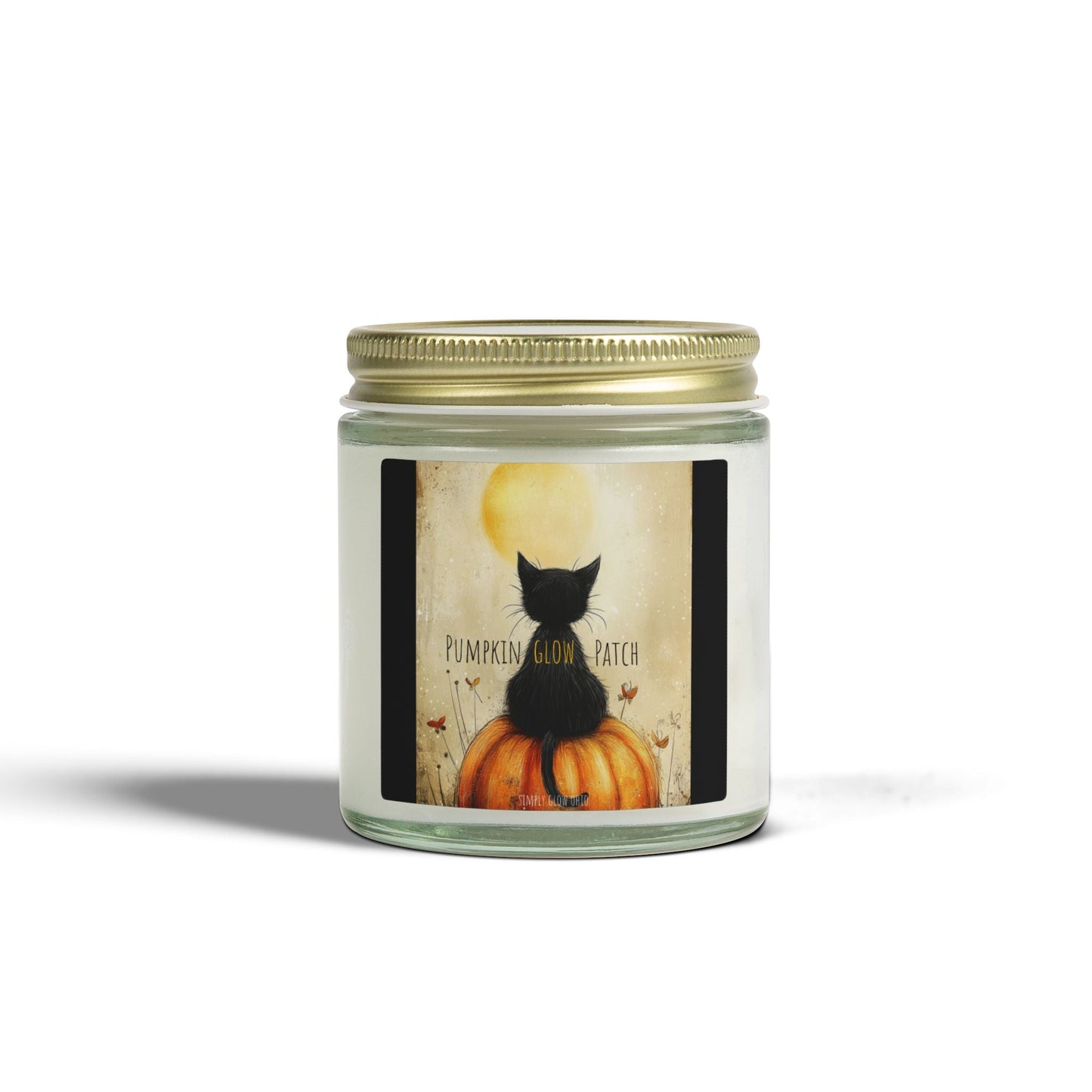 Scented Candles, Coconut Apricot Wax (4oz, 9oz) Halloween - Simply Glow Ohio