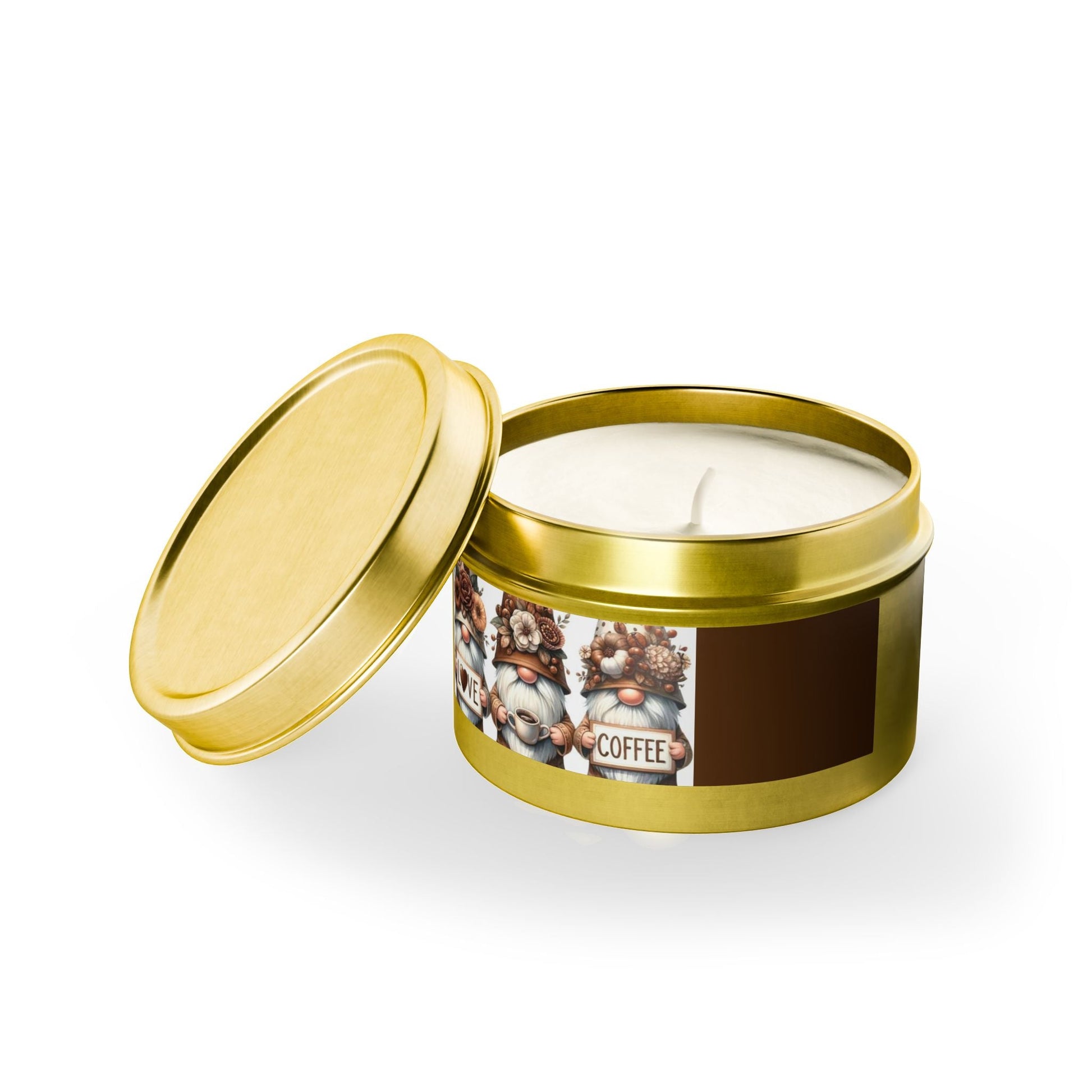4/8oz Tins, Coconut Soy Candles, for coffee lovers - Simply Glow Ohio
