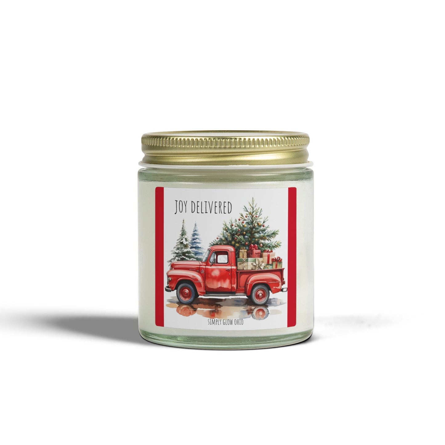 Scented Candles, Coconut Apricot Wax (4oz, 9oz) - Simply Glow Ohio