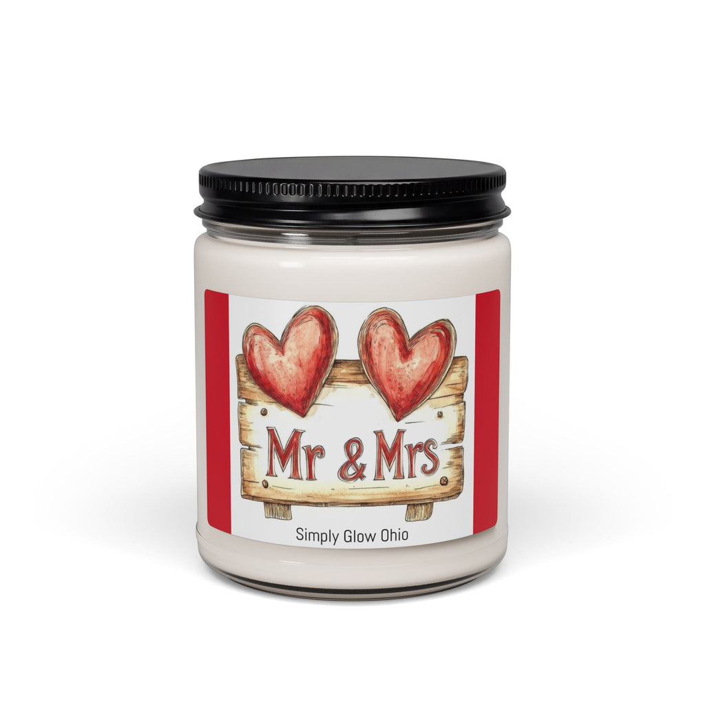 Scented Soy Candle, 9oz, wedding, anniversary gift, home decor - Simply Glow Ohio