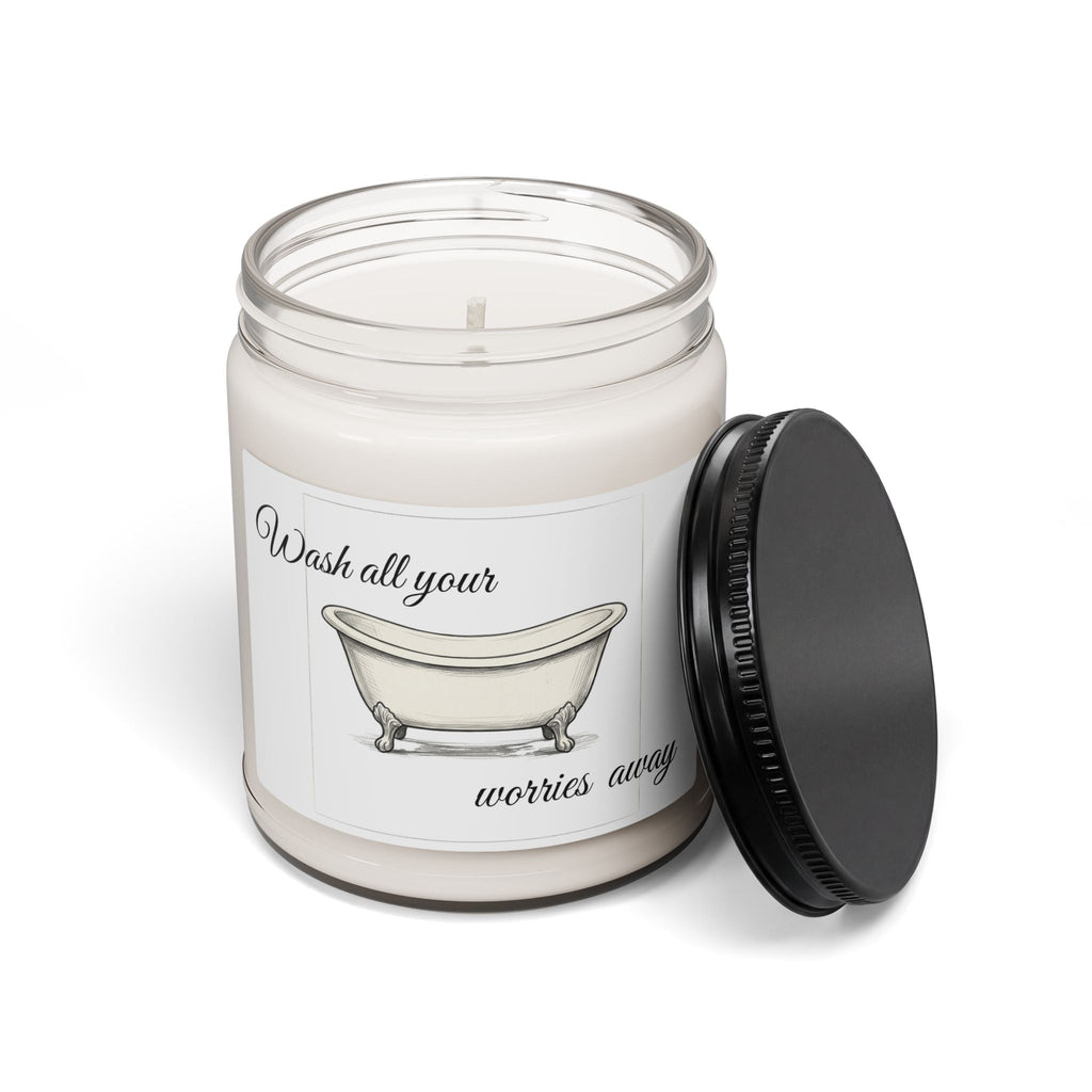 Clawfoot Bathtub soy candle | Wash All Your Worries Away jar candle - Simply Glow Ohio