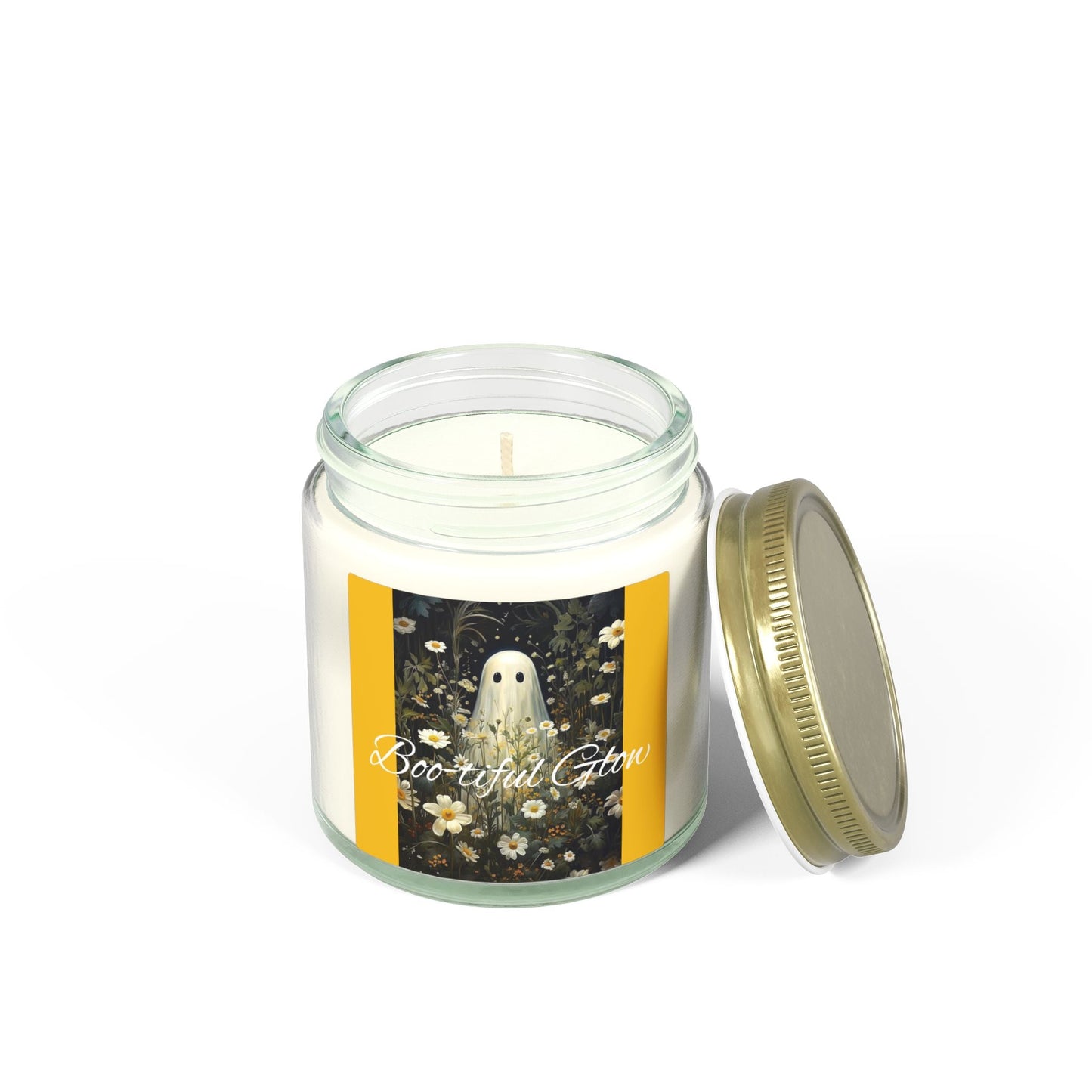 Scented Candles, Coconut Apricot Wax (4oz, 9oz) Halloween - Simply Glow Ohio