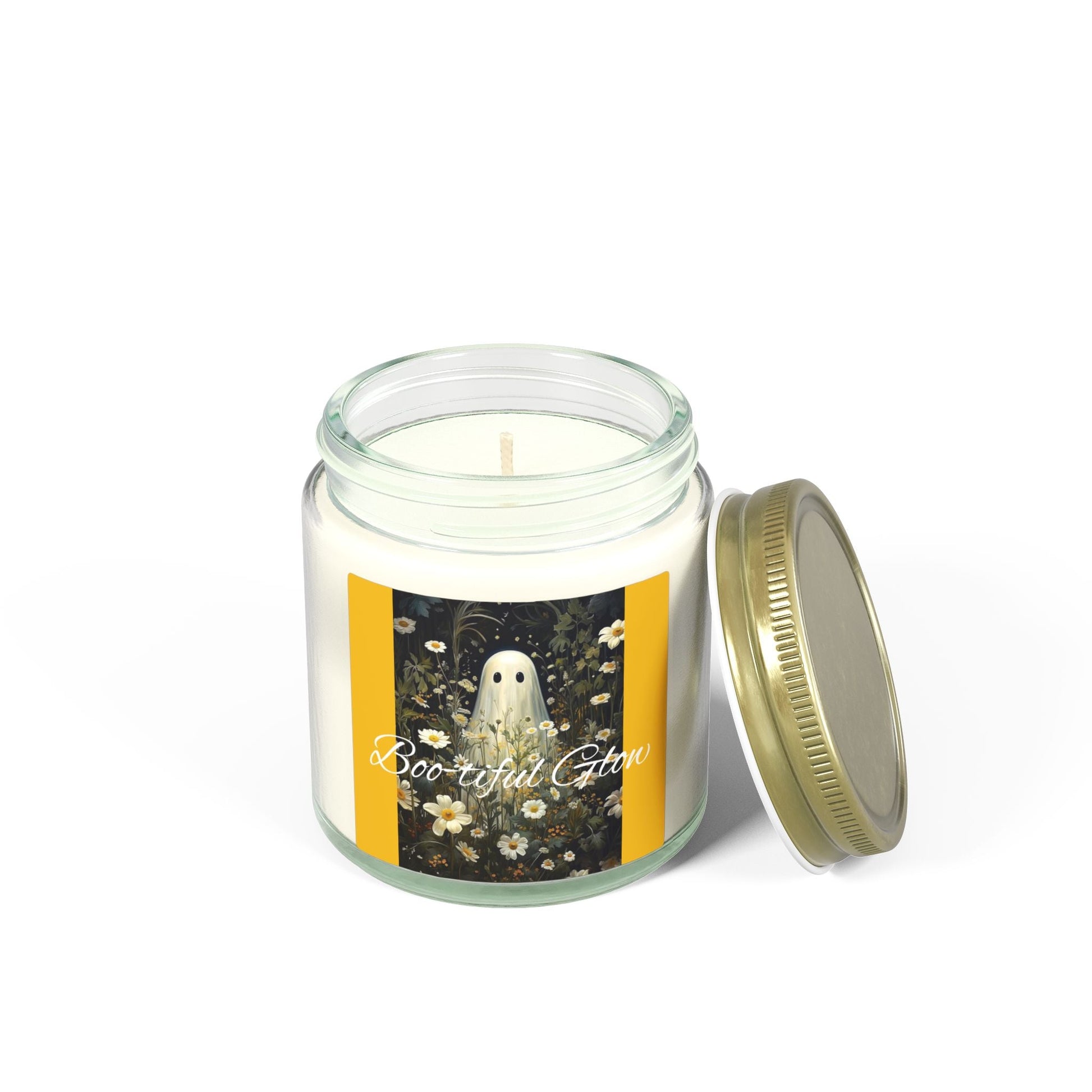 Scented Candles, Coconut Apricot Wax (4oz, 9oz) Halloween - Simply Glow Ohio