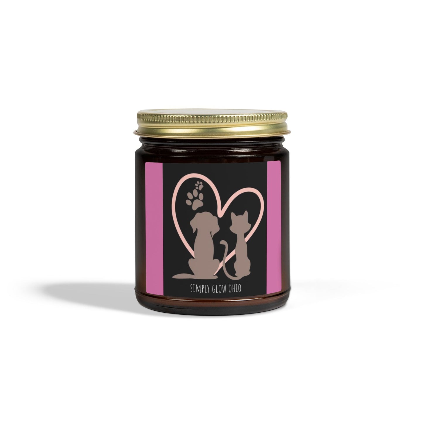 Scented Candles, Coconut Apricot Wax (4oz, 9oz) - Simply Glow Ohio