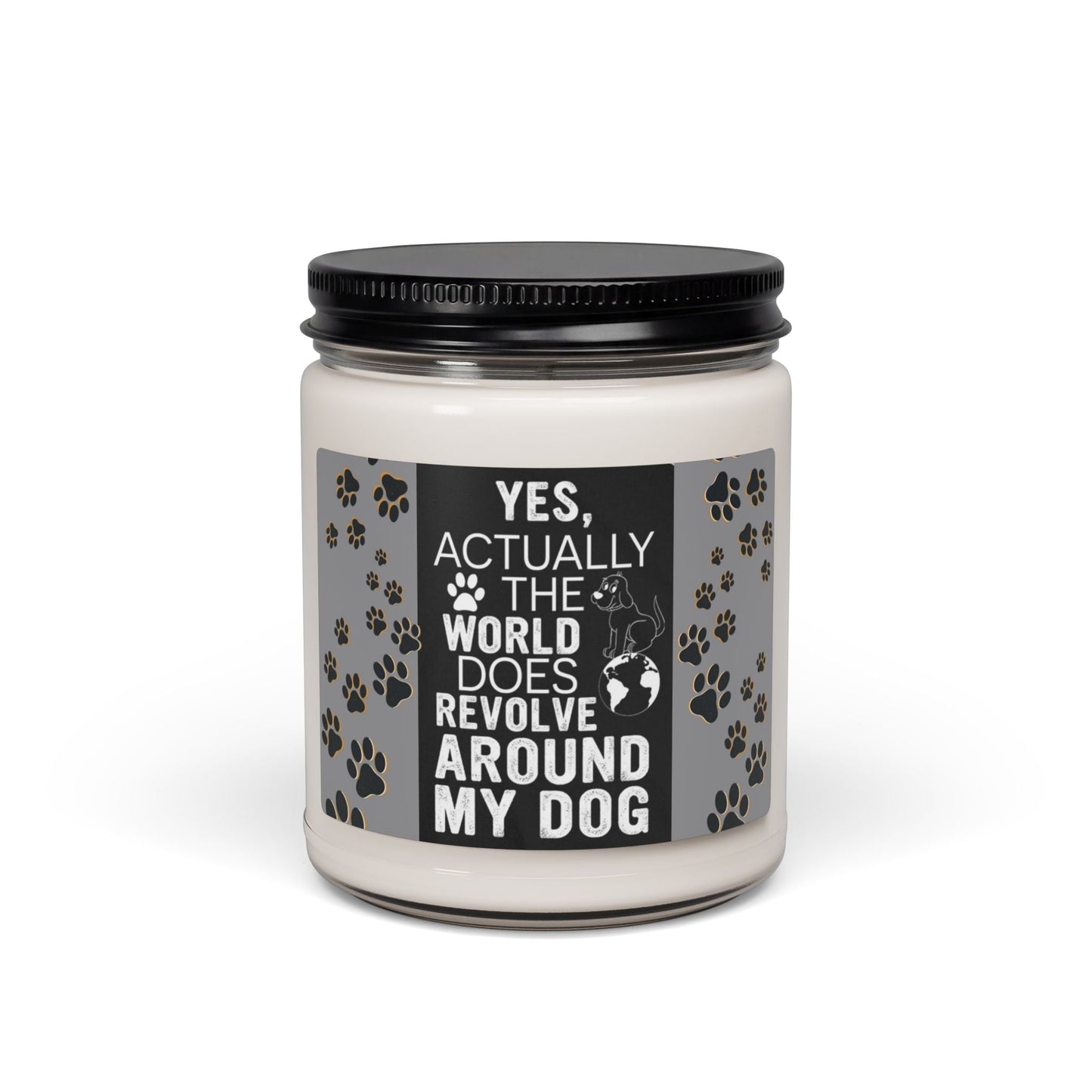 Scented Soy Candle, 9oz, dog lovers decor - Simply Glow Ohio