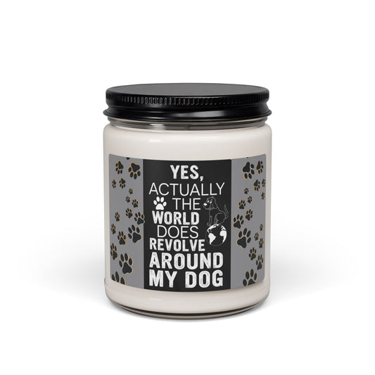 Scented Soy Candle, 9oz, dog lovers decor - Simply Glow Ohio