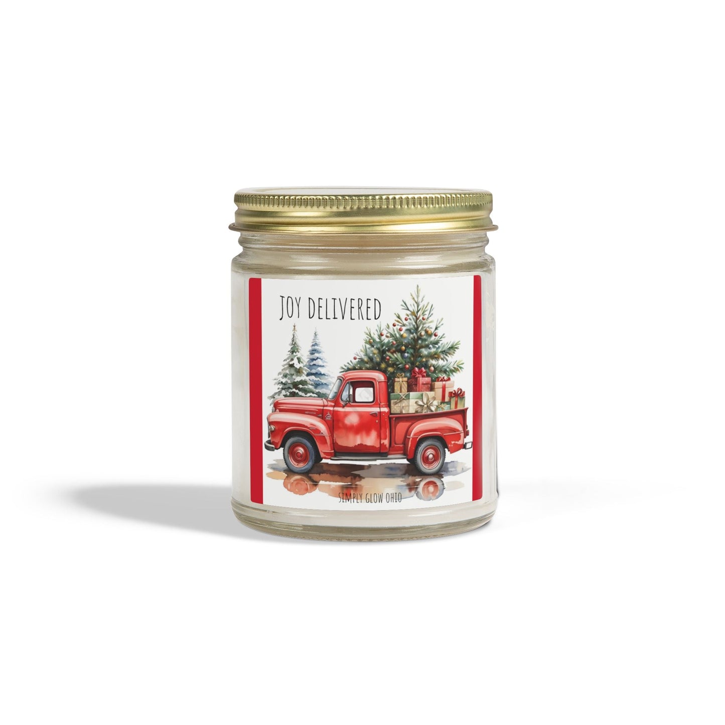 Scented Candles, Coconut Apricot Wax (4oz, 9oz) - Simply Glow Ohio
