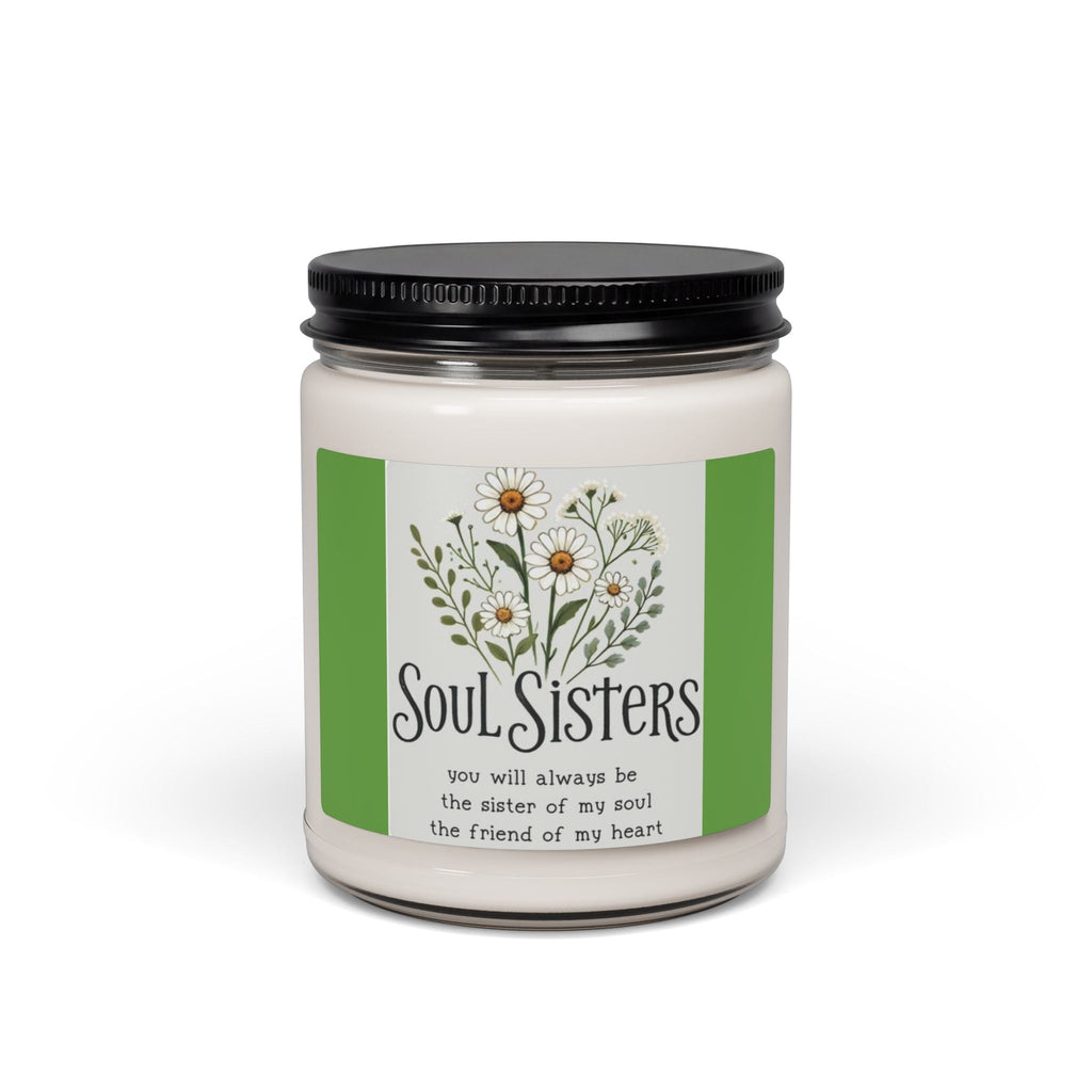Scented Soy Candle, 9oz, Sole Sisters, affirmations, home decor - Simply Glow Ohio