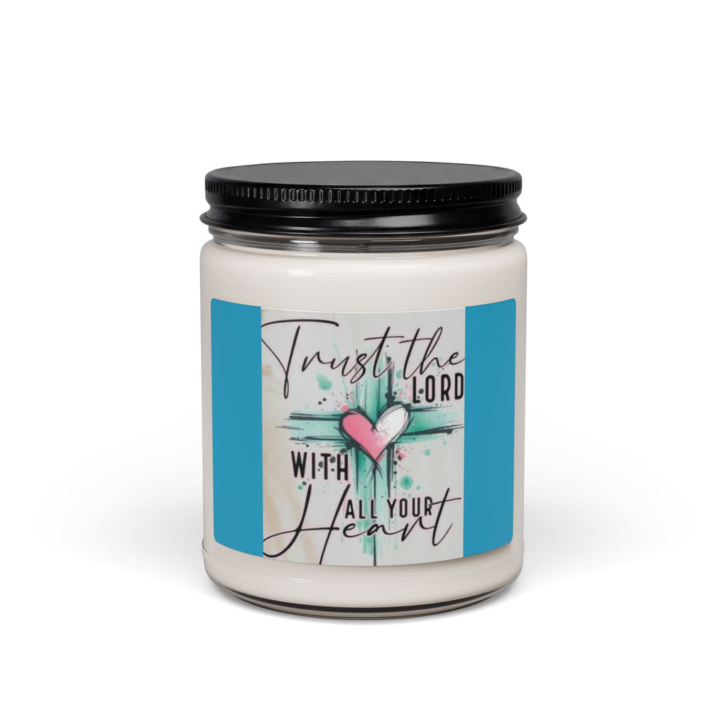 Scented Soy Candle, 9oz, Bible verse, home decor - Simply Glow Ohio