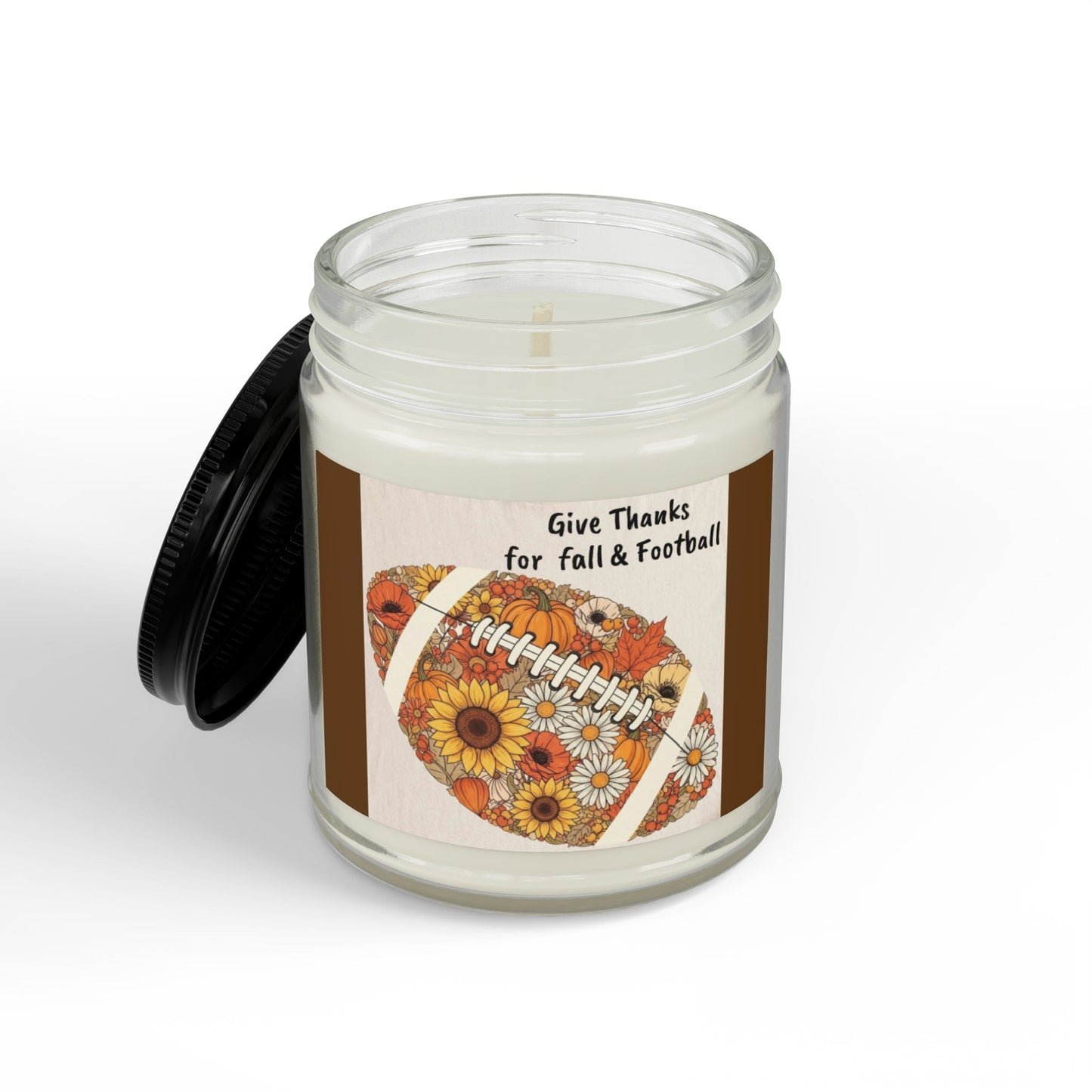 Scented Soy Candles with Black Lid, (4 and 9oz) - Simply Glow Ohio