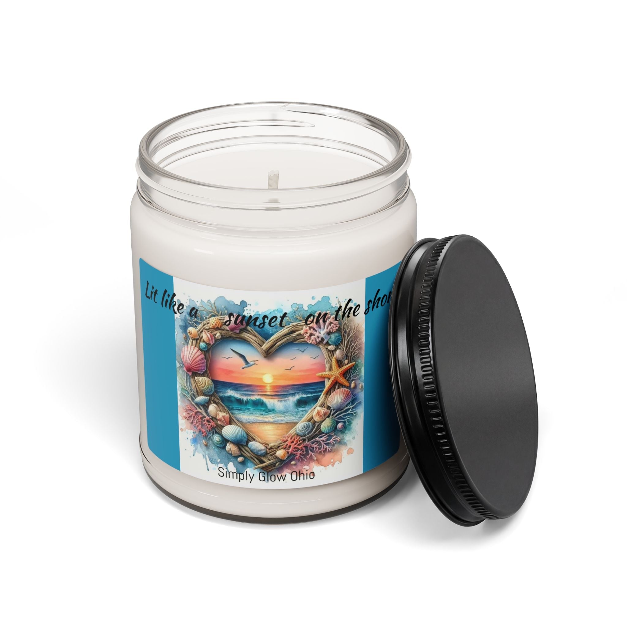 Scented Soy Candle, 9oz - Simply Glow Ohio
