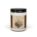 Scented Soy Candle, 9oz, book lover, stacked books - Simply Glow Ohio