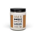 Scented Soy Candle, 9oz, Love is wet noses & wagging tails, Dog lovers - Simply Glow Ohio