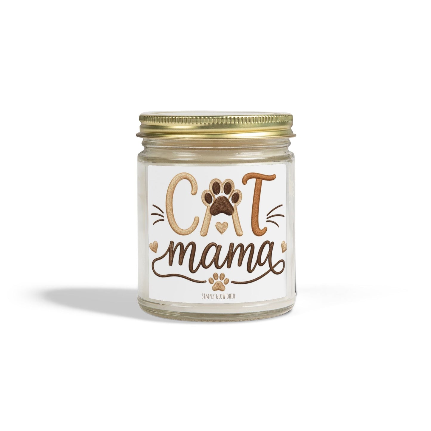 Scented Candles, Coconut Apricot Wax (4oz, 9oz) - Simply Glow Ohio