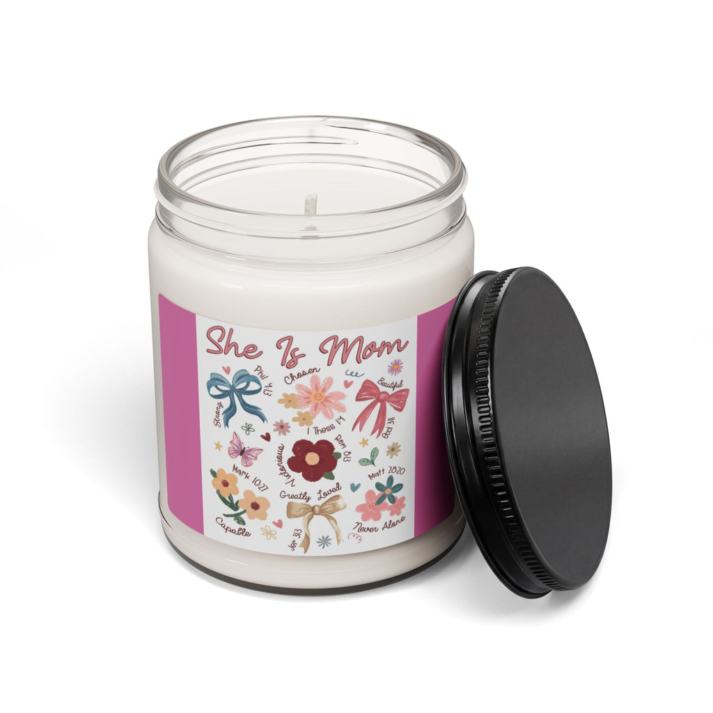 Scented Soy Candle, 9oz, Mom is…., Mom inspirational, affirmations - Simply Glow Ohio
