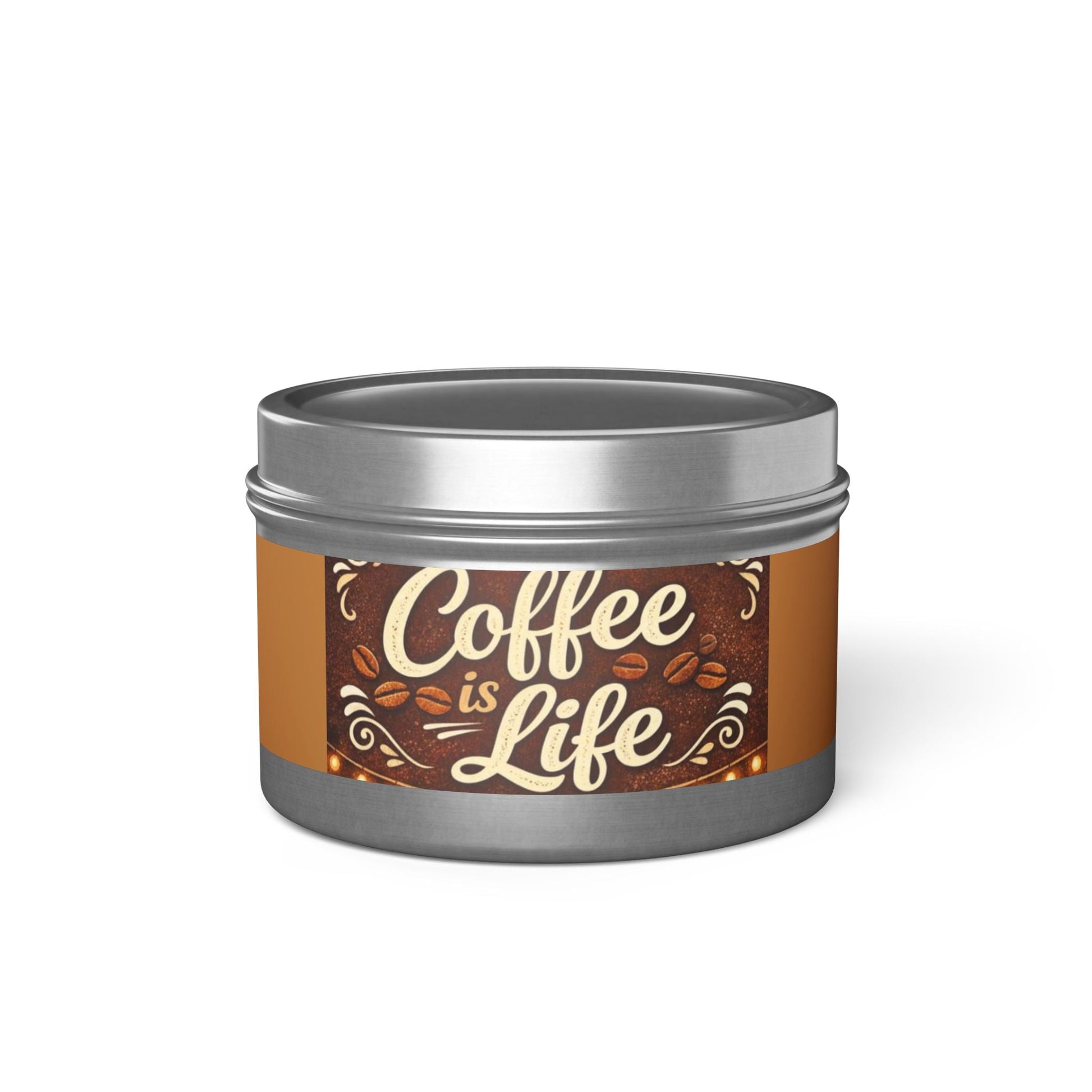 4/8oz Tins, Coconut Soy Candles, for coffee lovers - Simply Glow Ohio