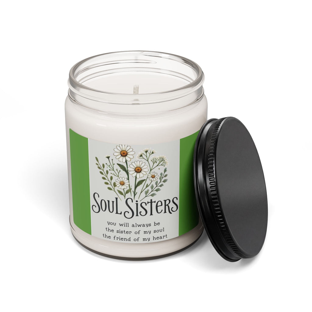 Scented Soy Candle, 9oz, Sole Sisters, affirmations, home decor - Simply Glow Ohio