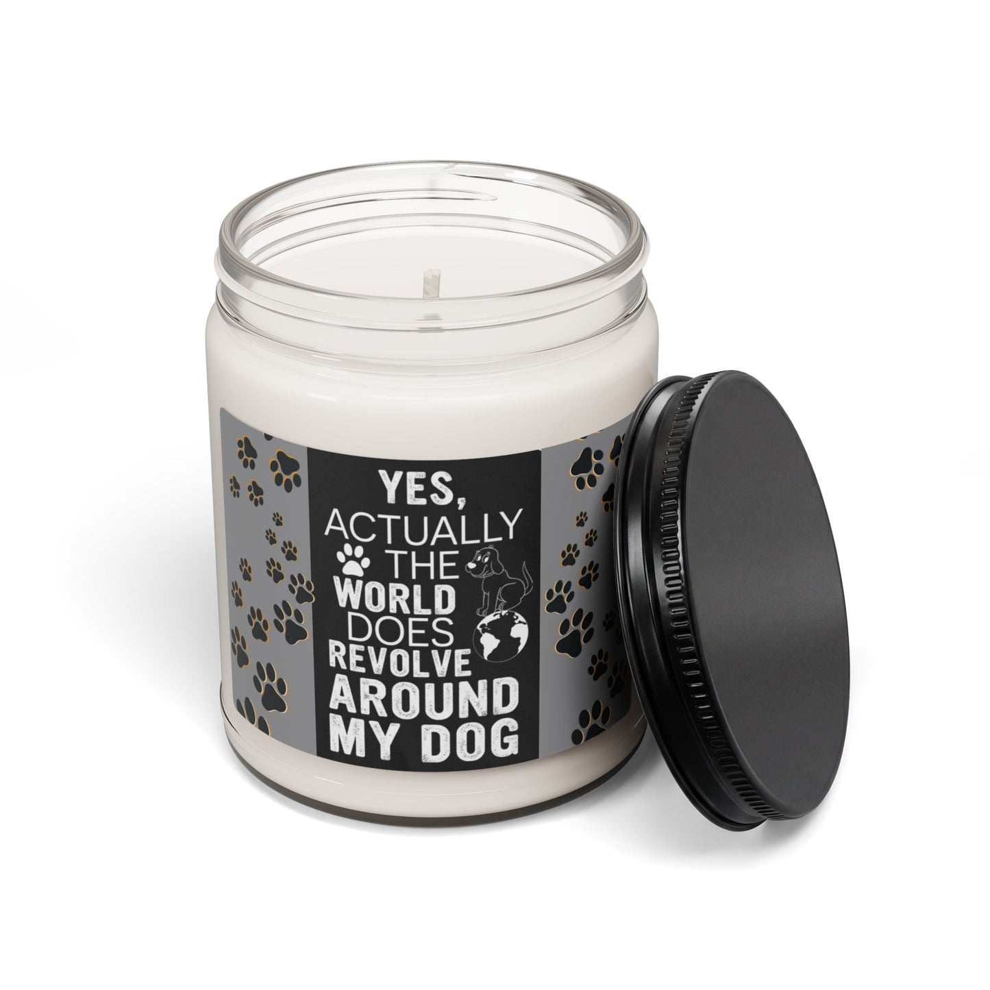 Scented Soy Candle, 9oz, dog lovers decor - Simply Glow Ohio