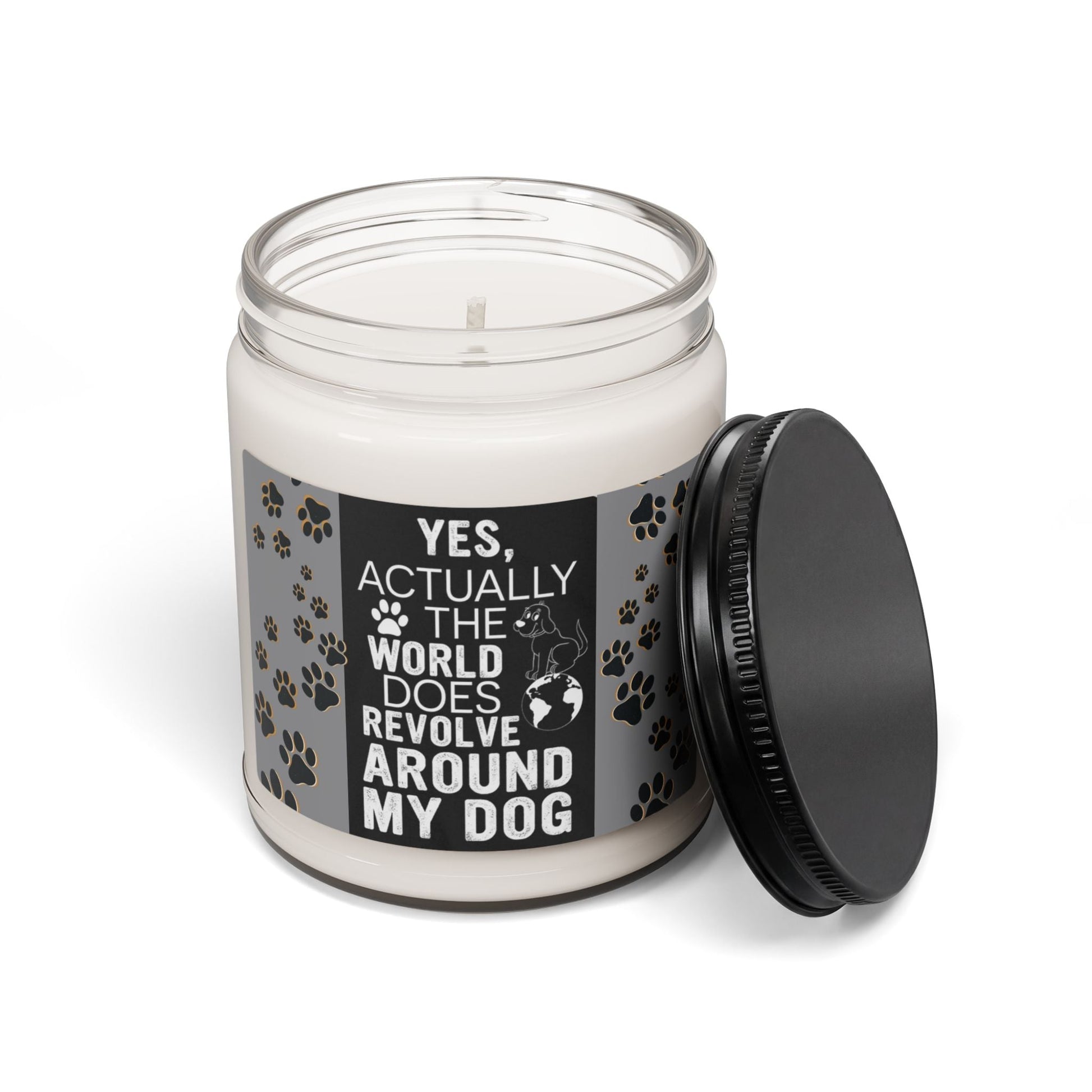 Scented Soy Candle, 9oz, dog lovers decor - Simply Glow Ohio